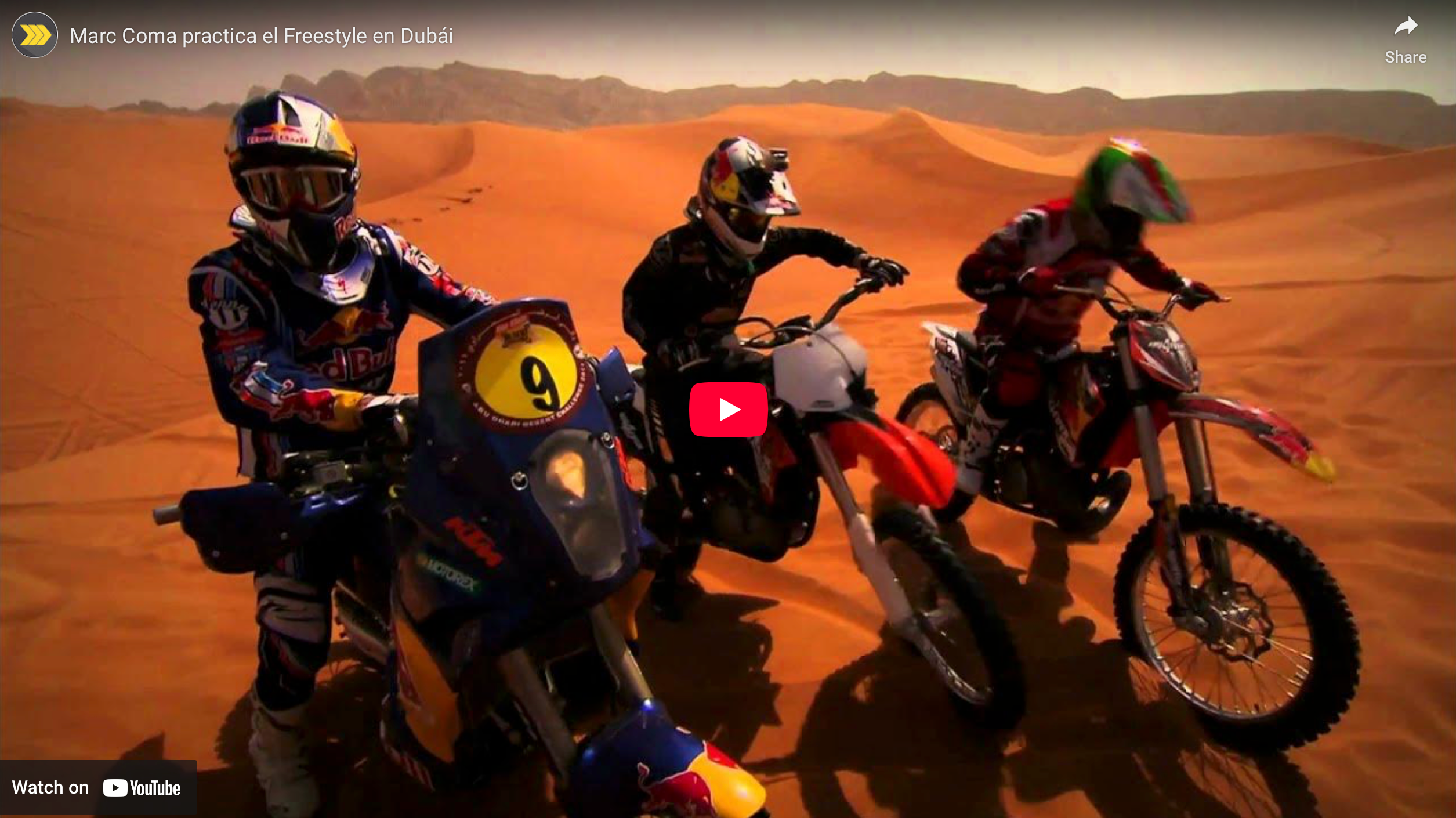 MARC COMA & RED BULL X FIGHTERS SWAP BIKES IN THE DESERT