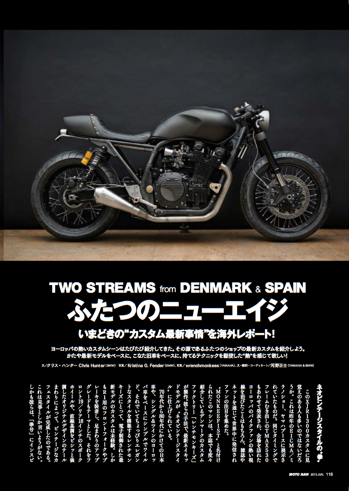 EL SOLITARIO BAULA IN MOTO NAVI, JAPAN