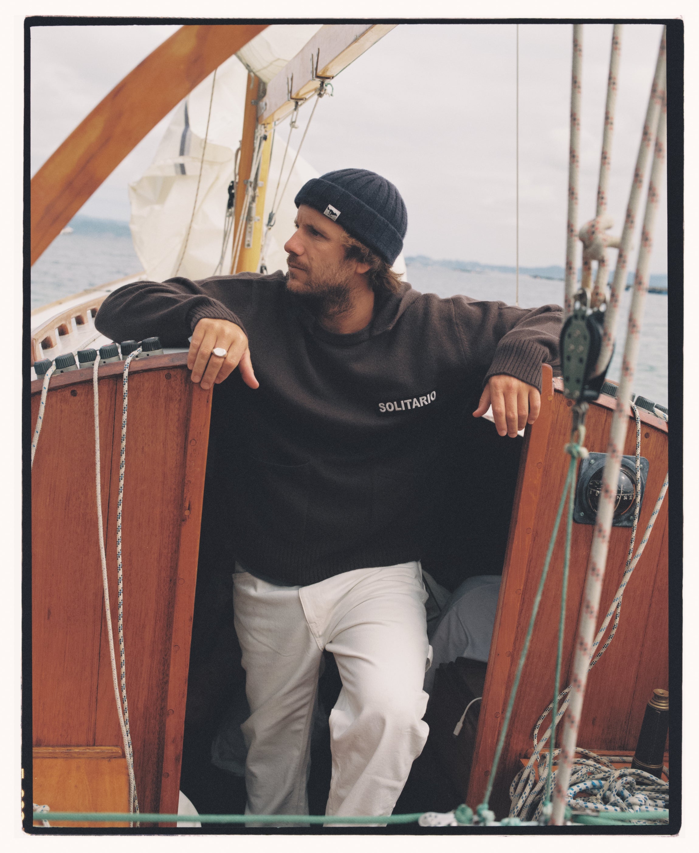 El Solitario Cashmere Hoodie Brown
