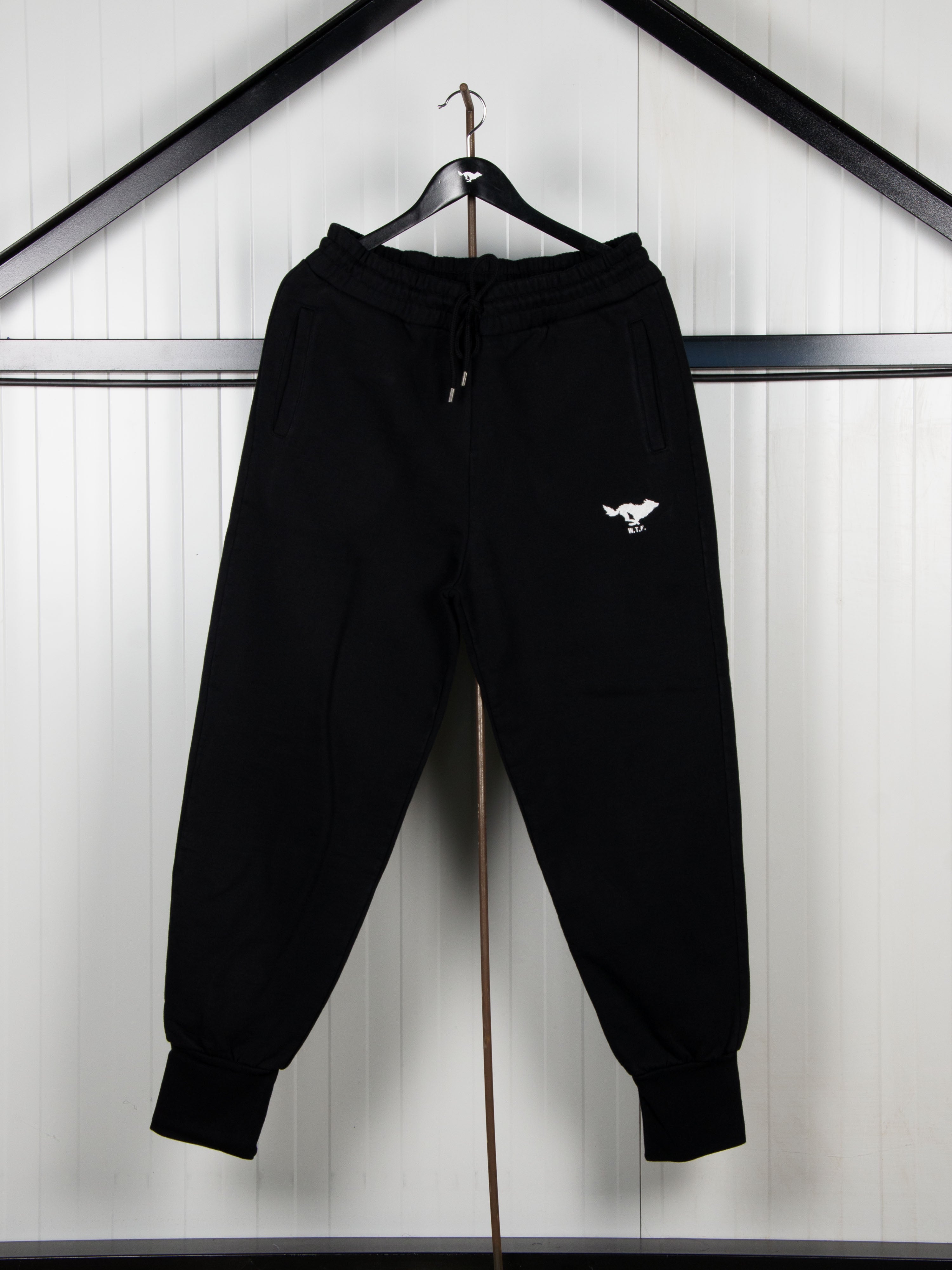 N.O.S. Balboa Embroidered Black Jogger