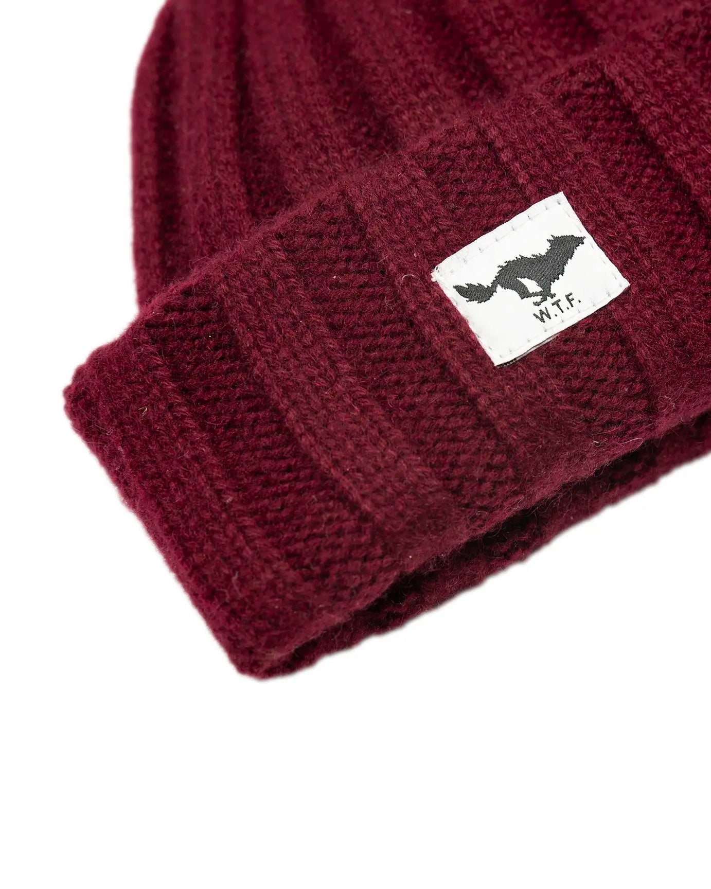 Cashmere Sailor Beanie Burgundy