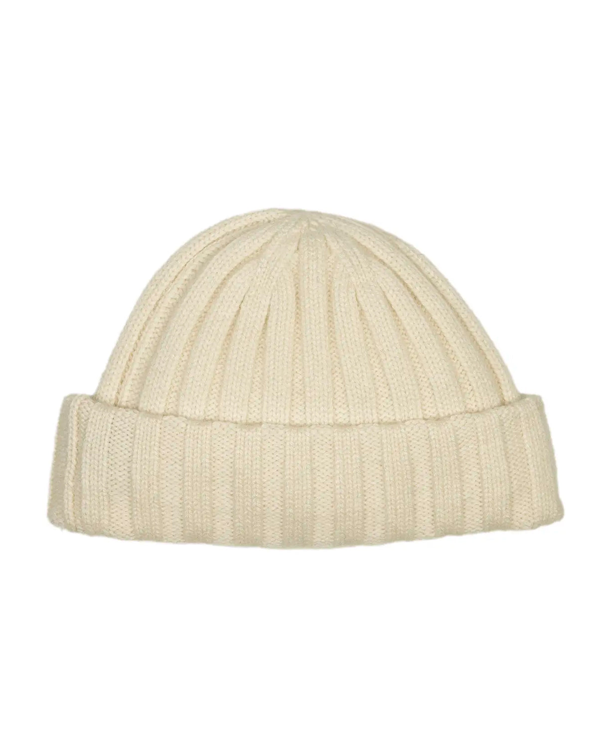 Cashmere Sailor Beanie Ecru