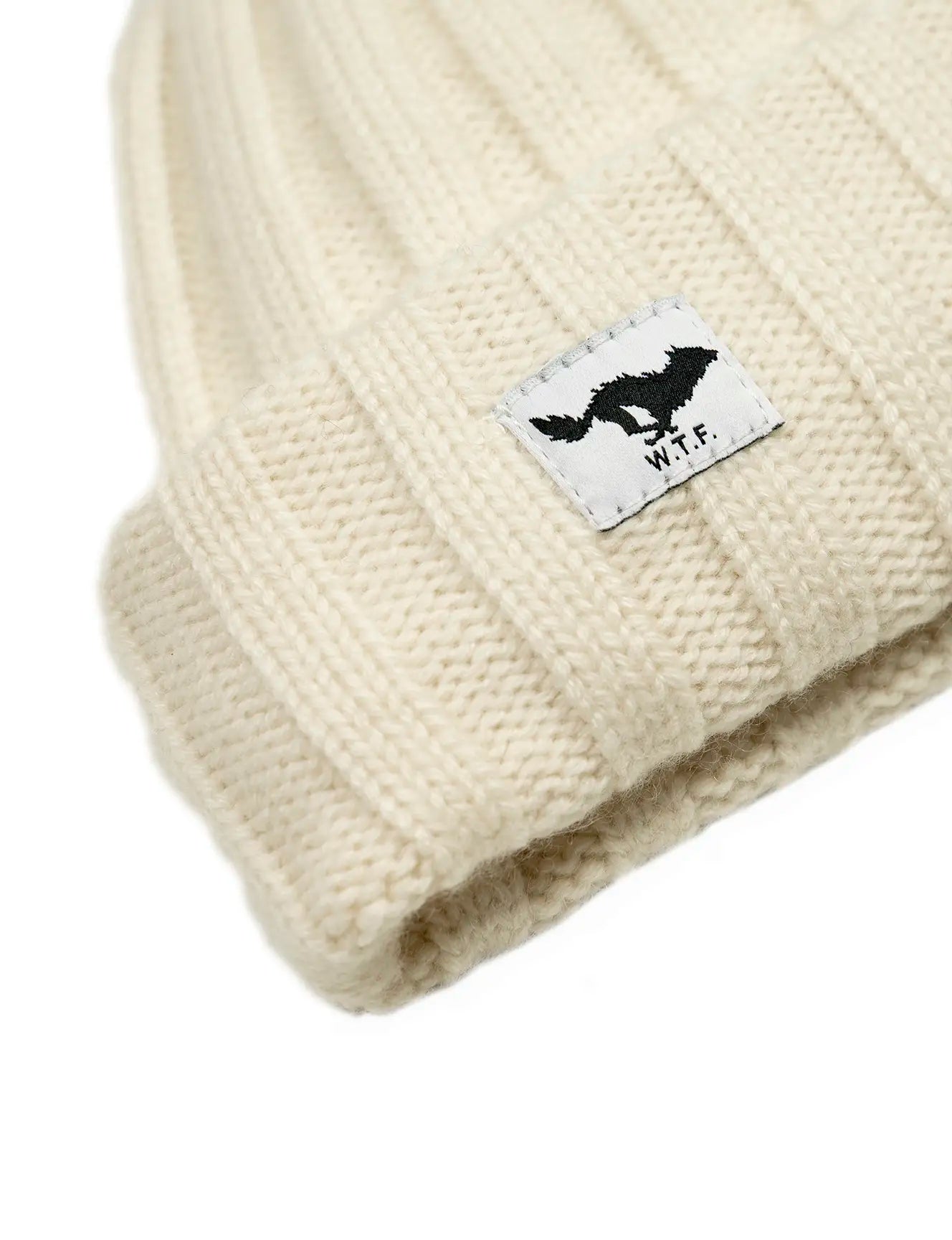 Cashmere Sailor Beanie Ecru