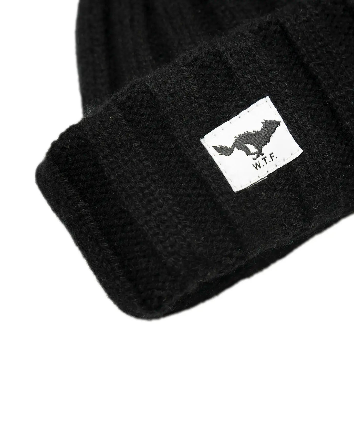Cashmere Sailor Beanie Black