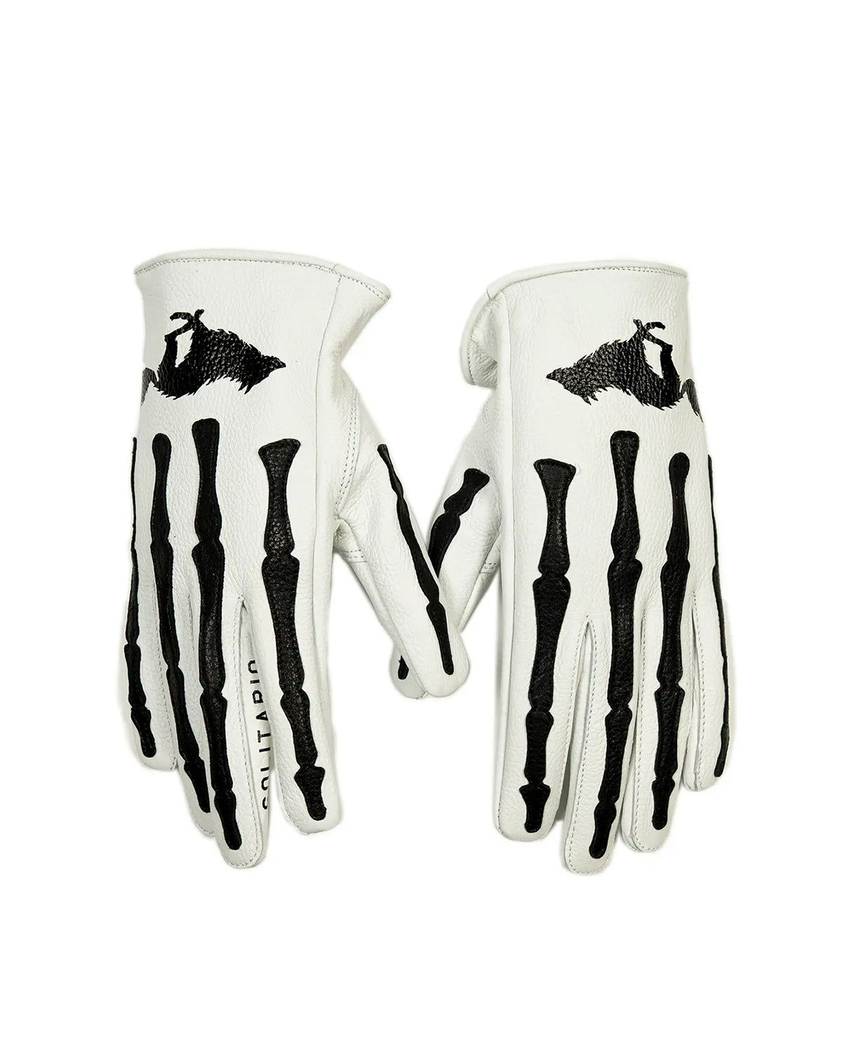 Bones Deerskin Gloves W/B