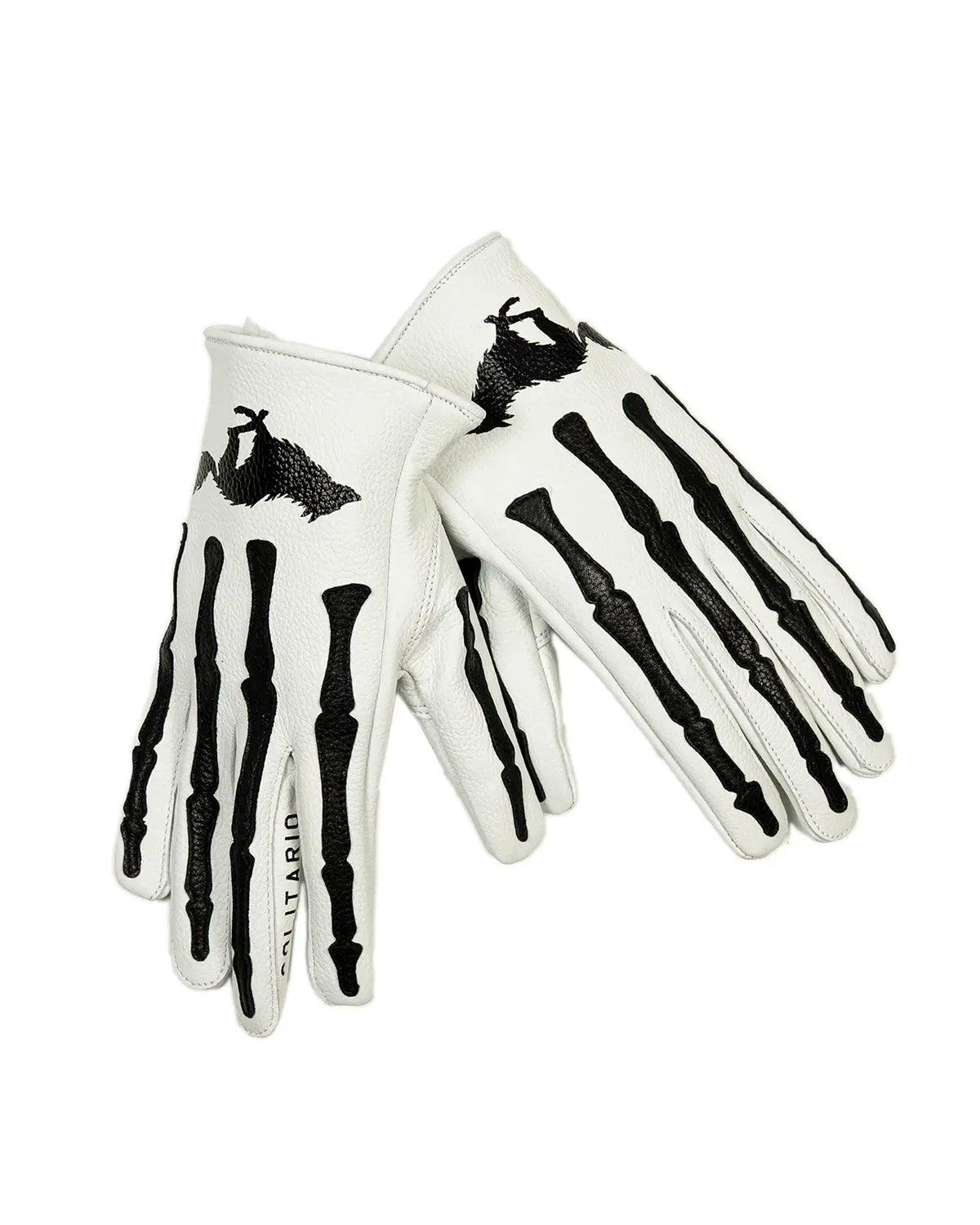 Bones Deerskin Gloves W/B