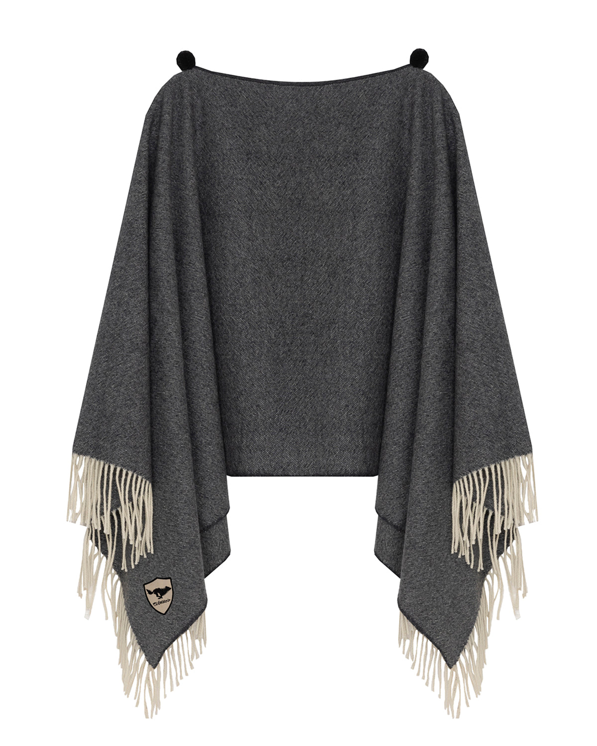 El Solitario Short Poncho Dark Grey