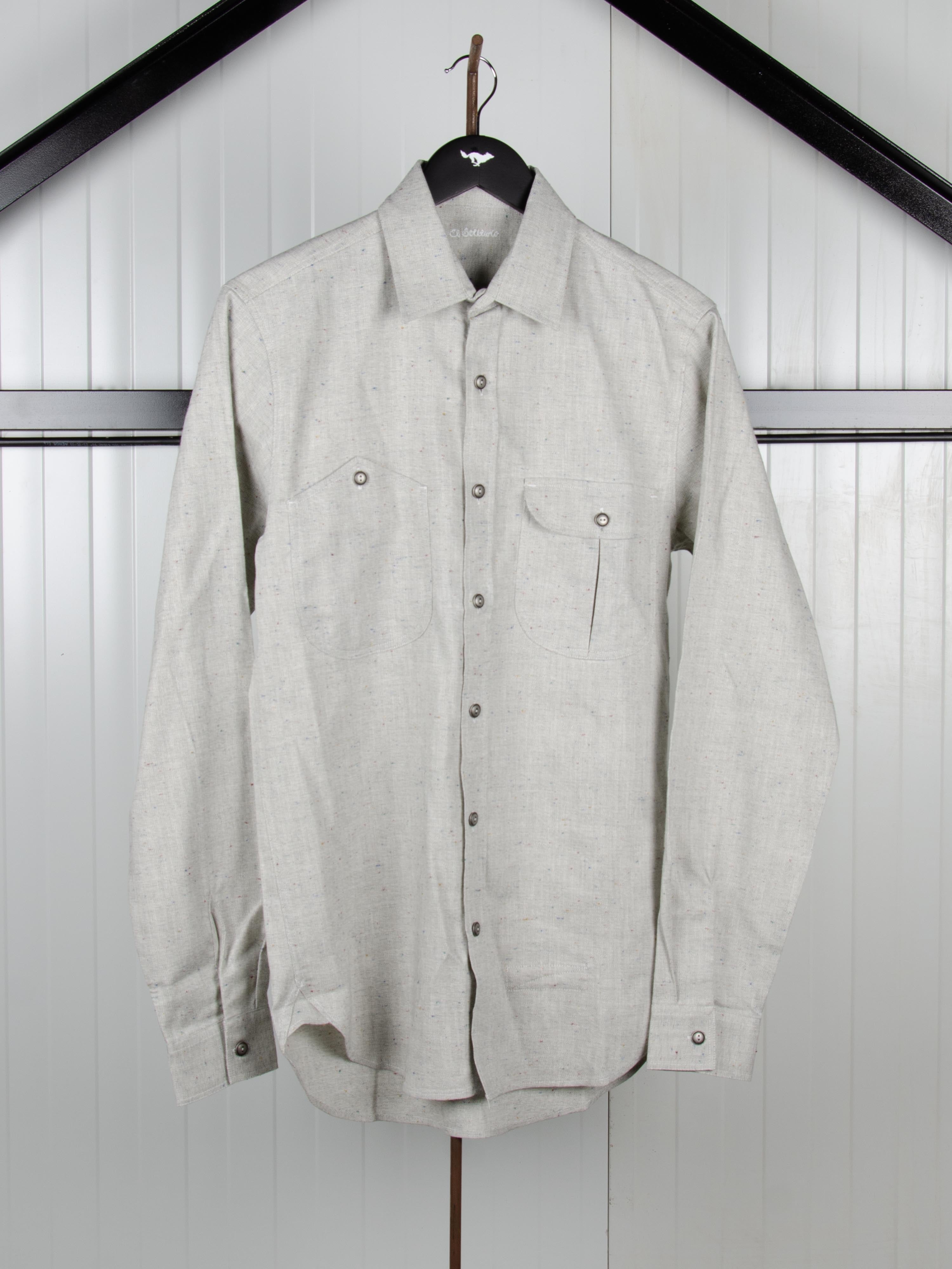 N.O.S. Jefe Multi-colored Nep Chambray shirt