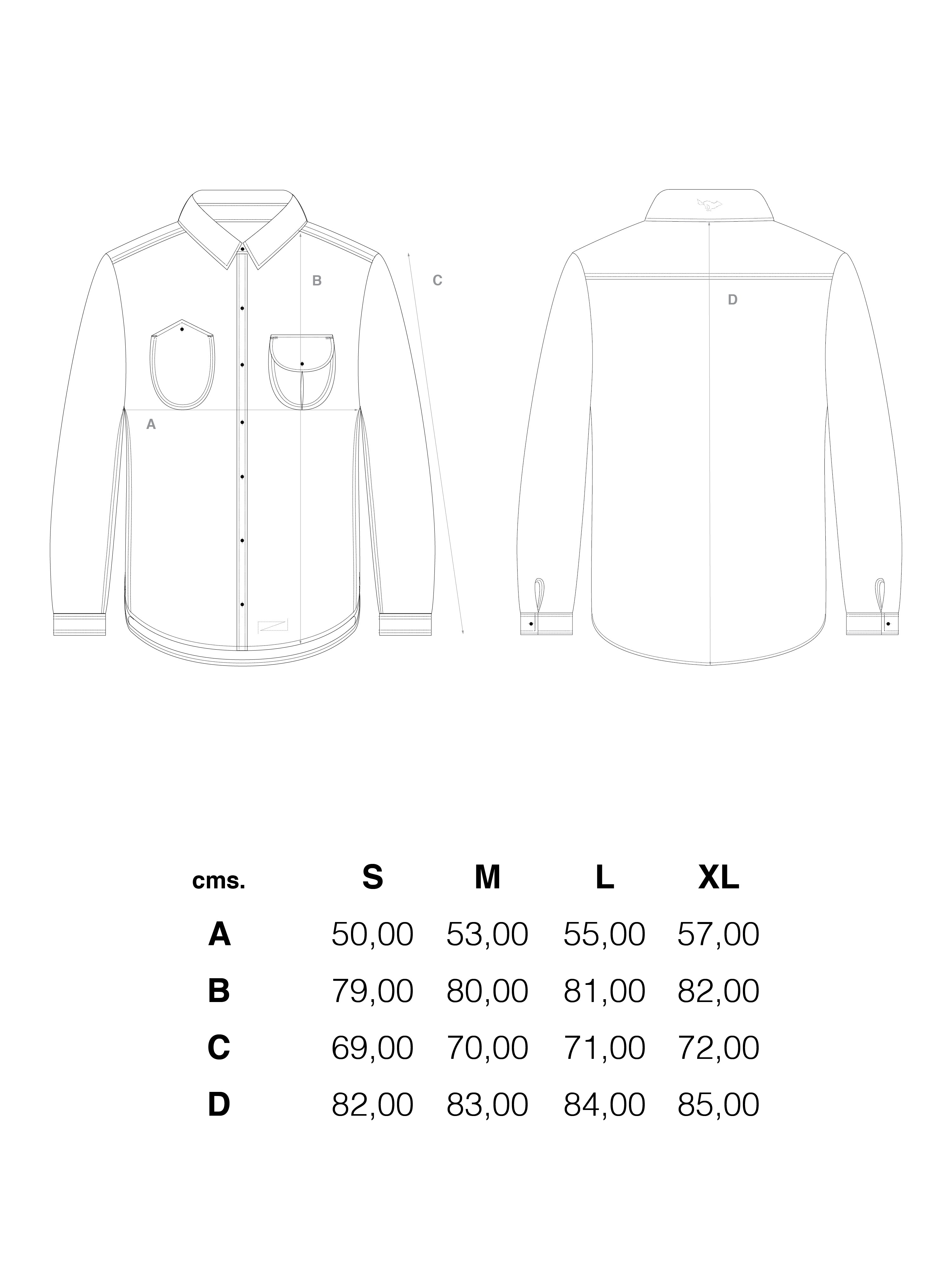 N.O.S. Jefe Multi-colored Nep Chambray shirt