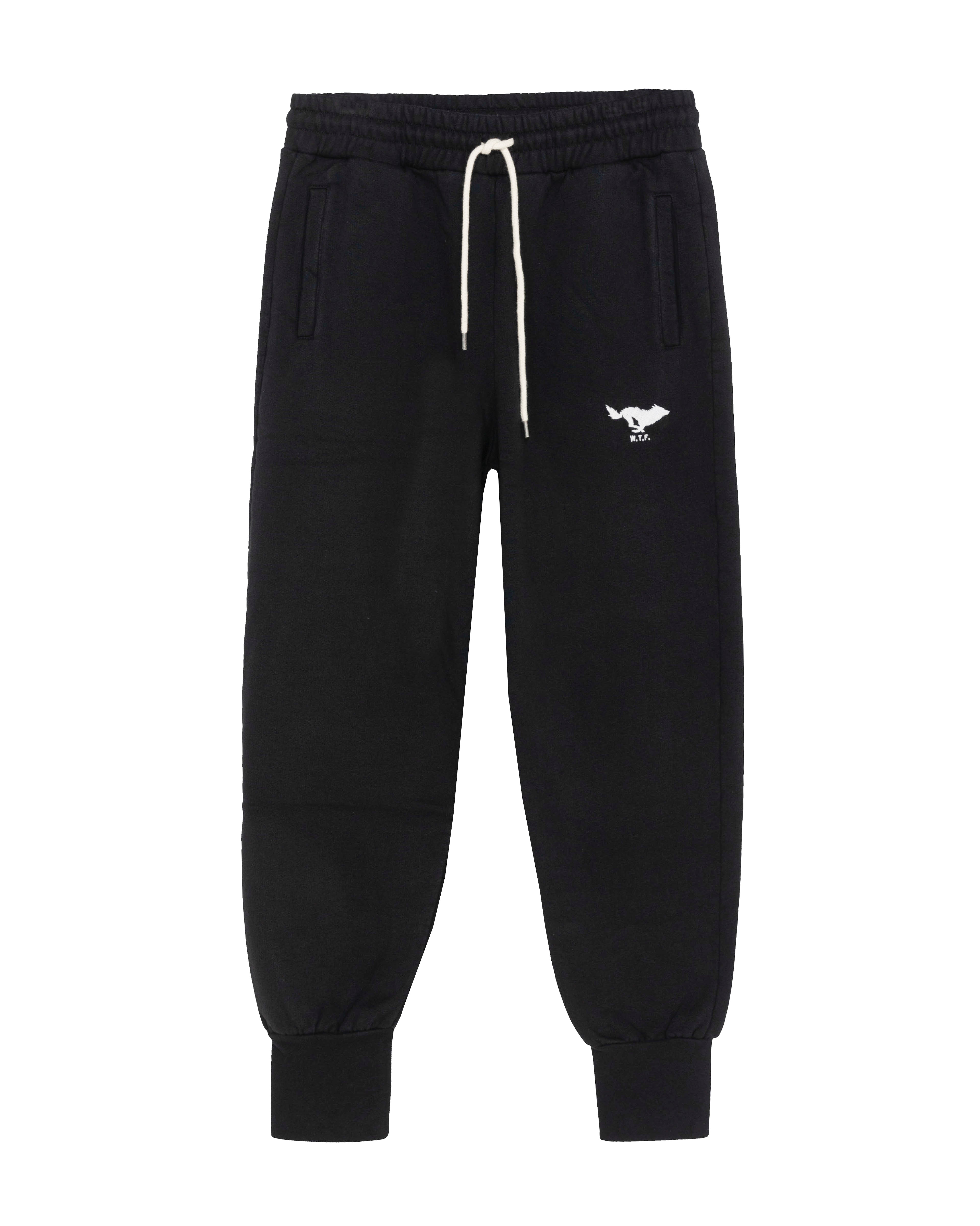N.O.S. Balboa Embroidered Black Jogger