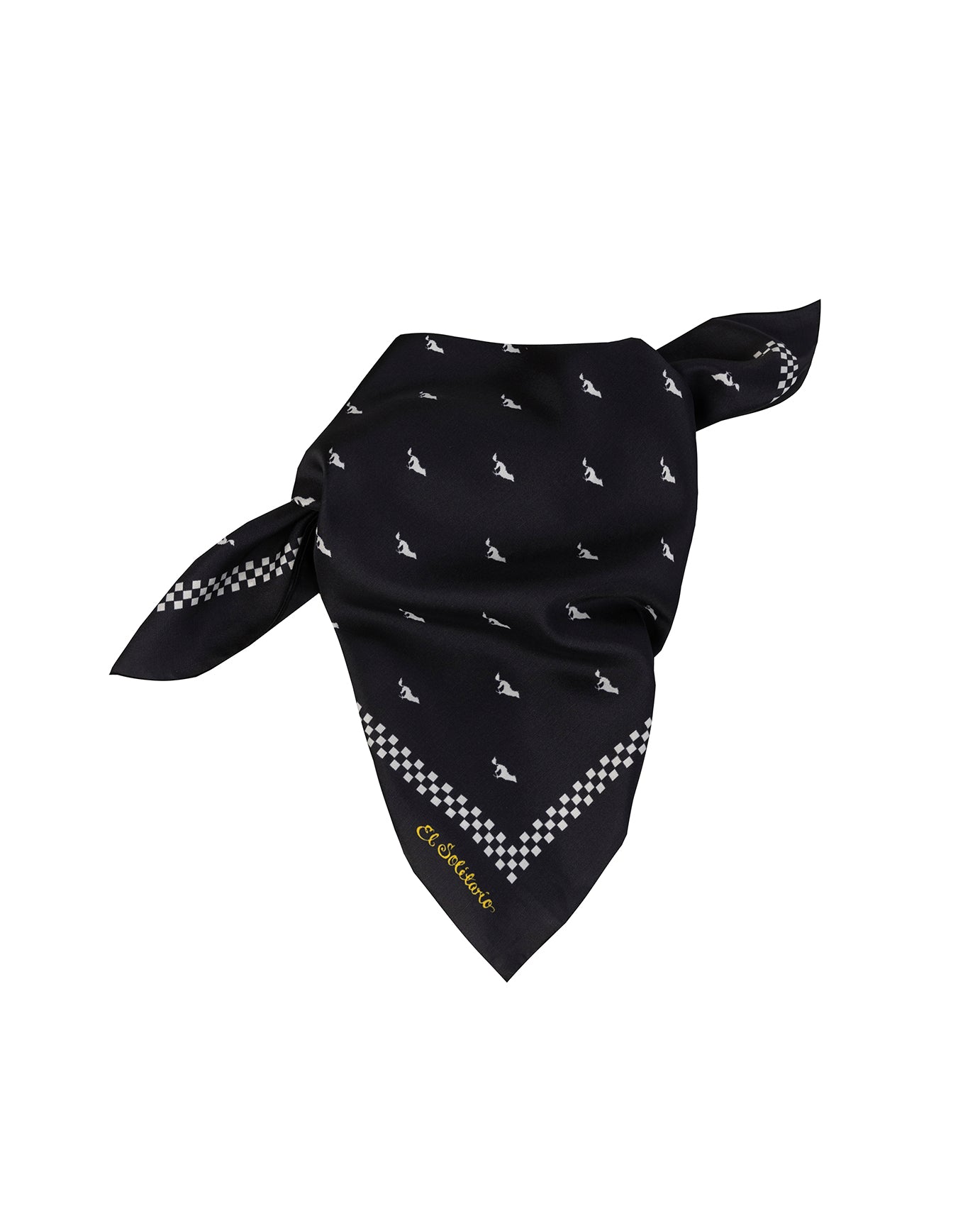 Lobitos Silk Scarf Black