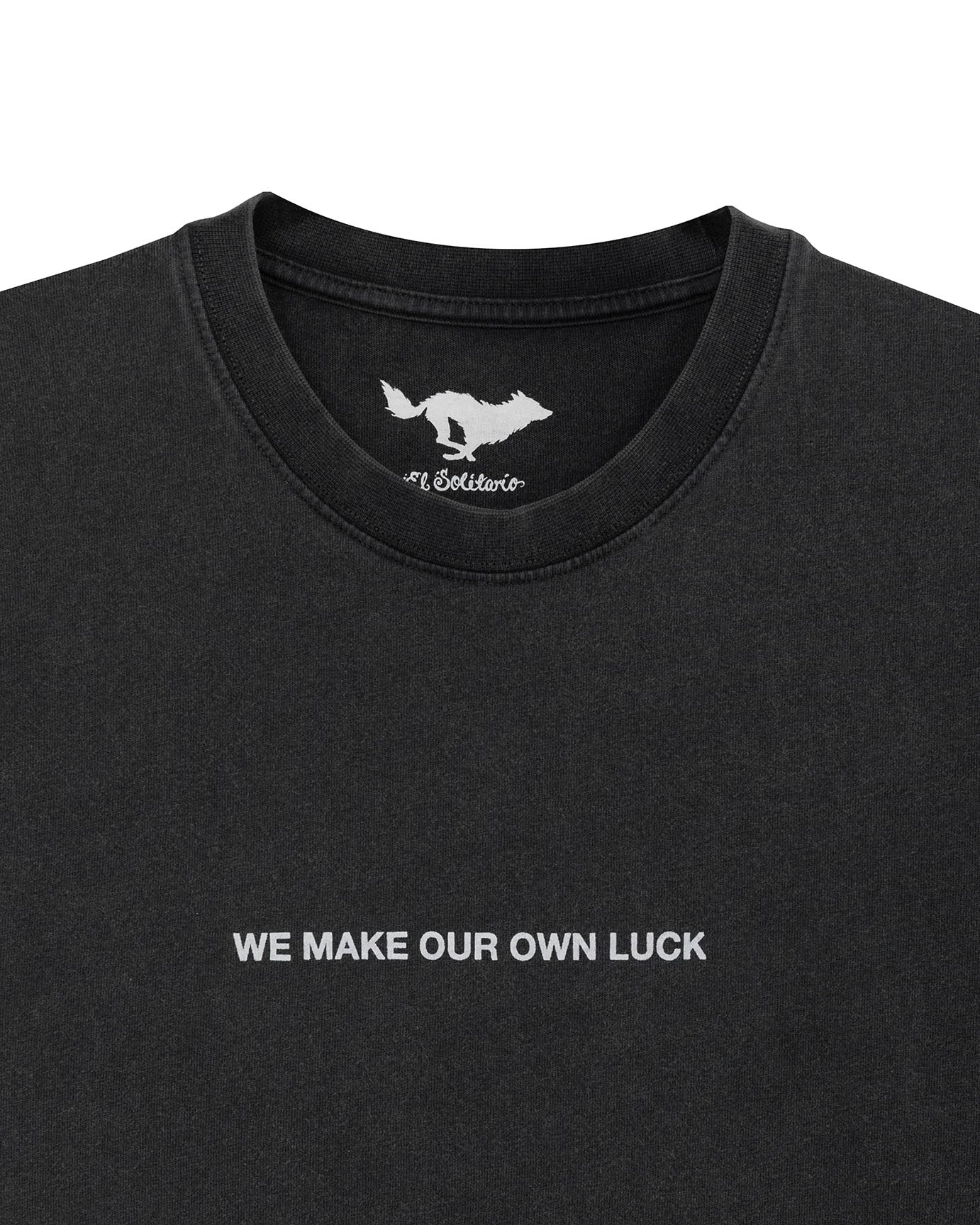 Luck Faded Black T-Shirt
