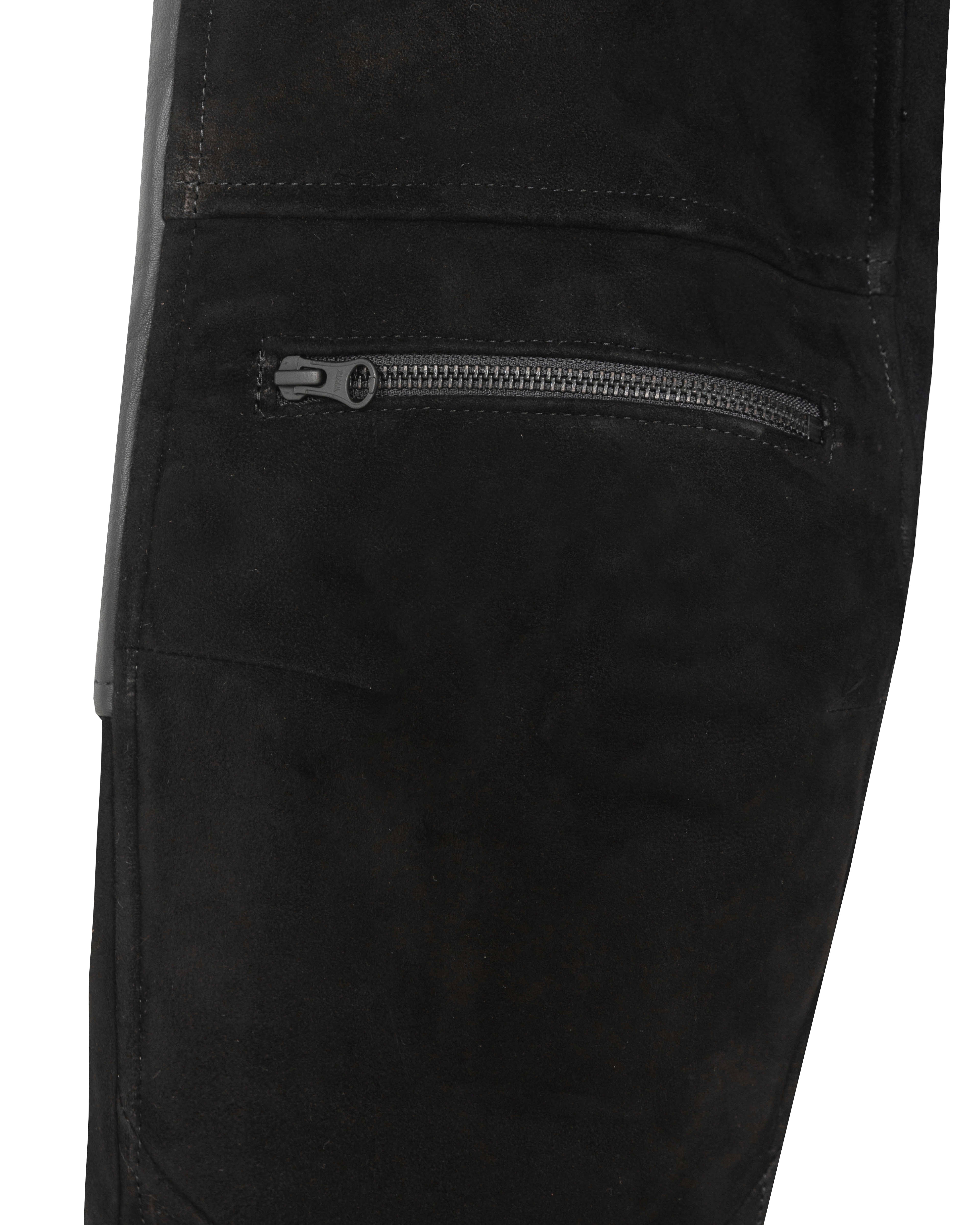 Rascal Leather Motorcycle Pants Black