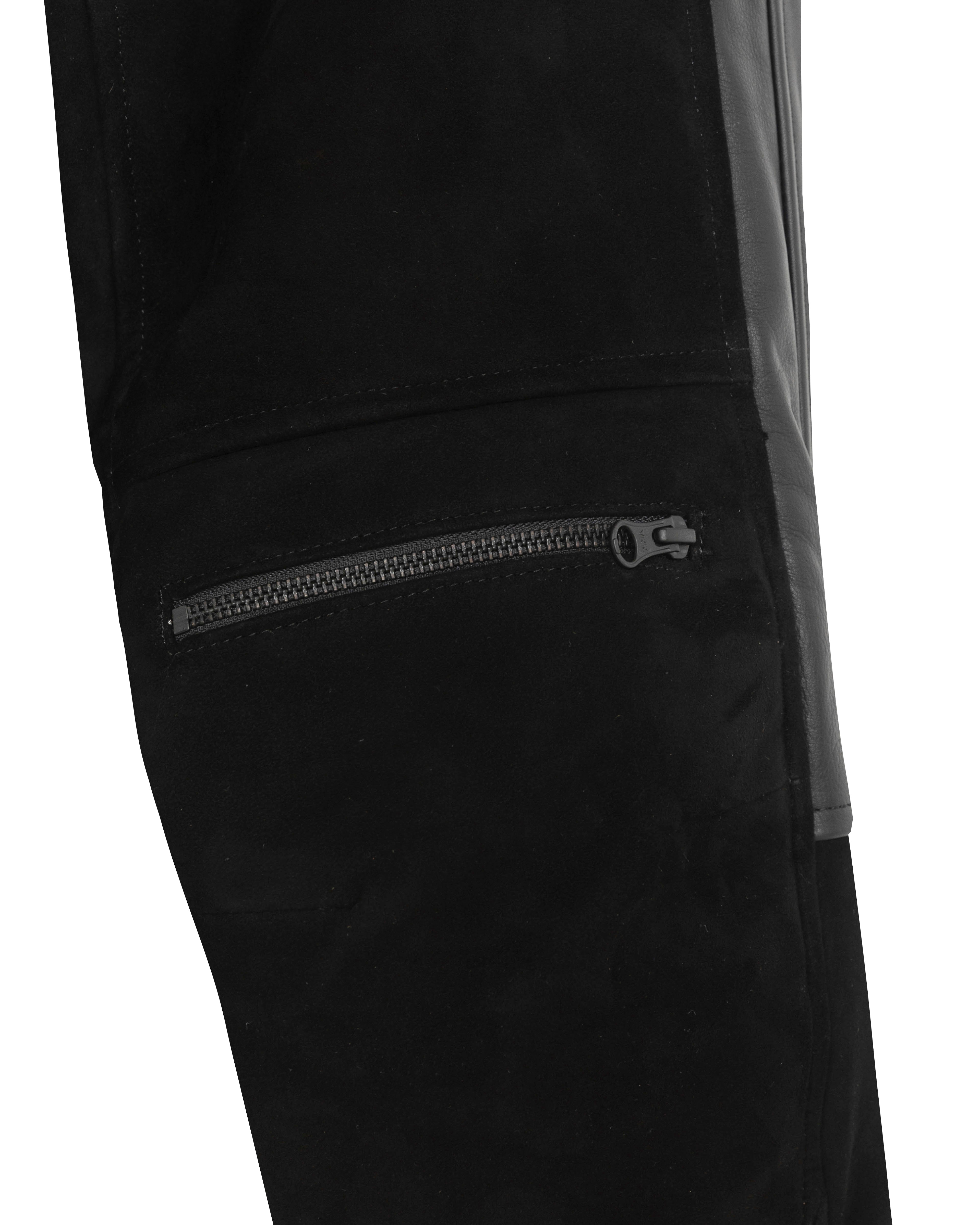 Rascal Leather Motorcycle Pants Black
