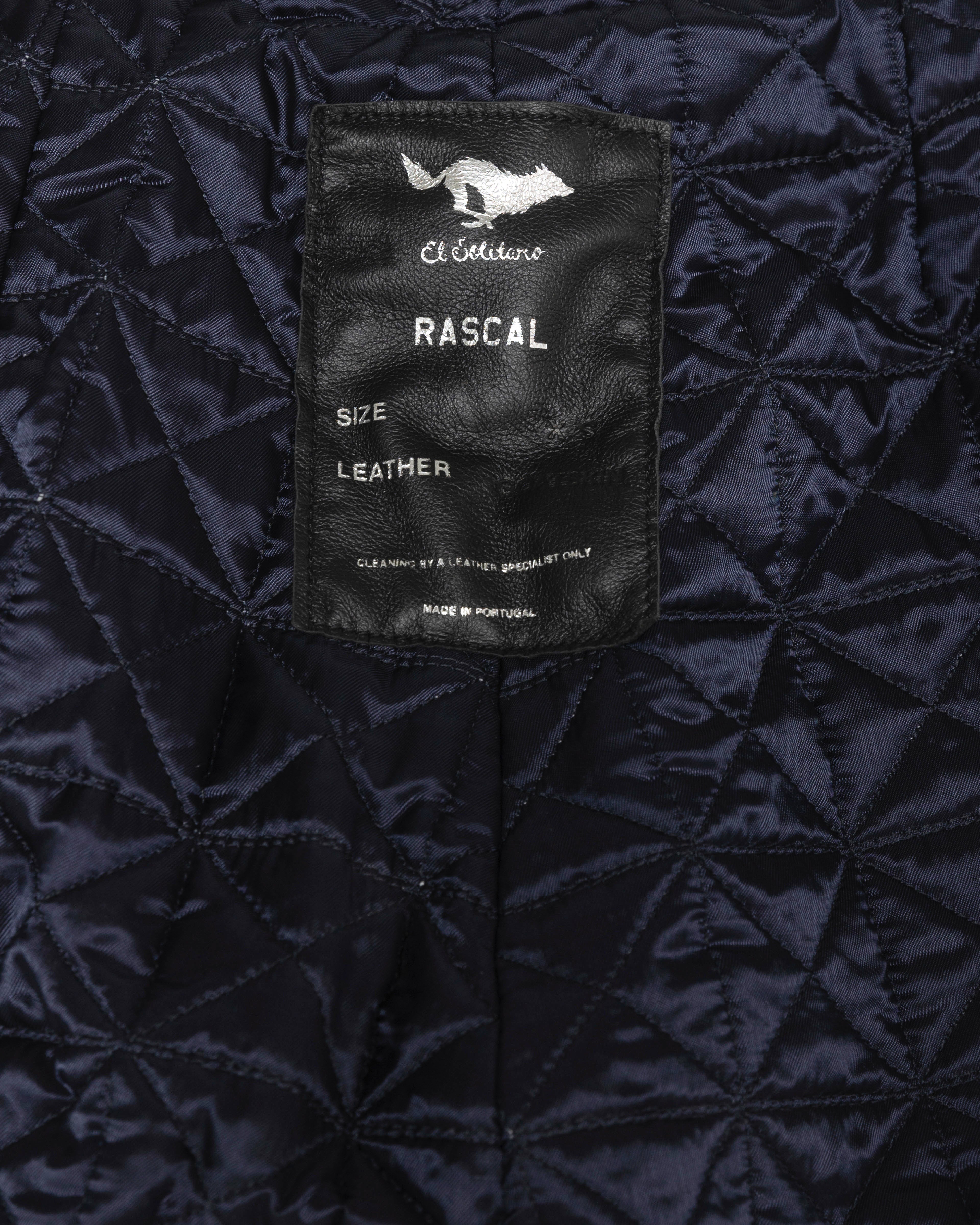 Women's Rascal Leather Motorcycle Pants Black