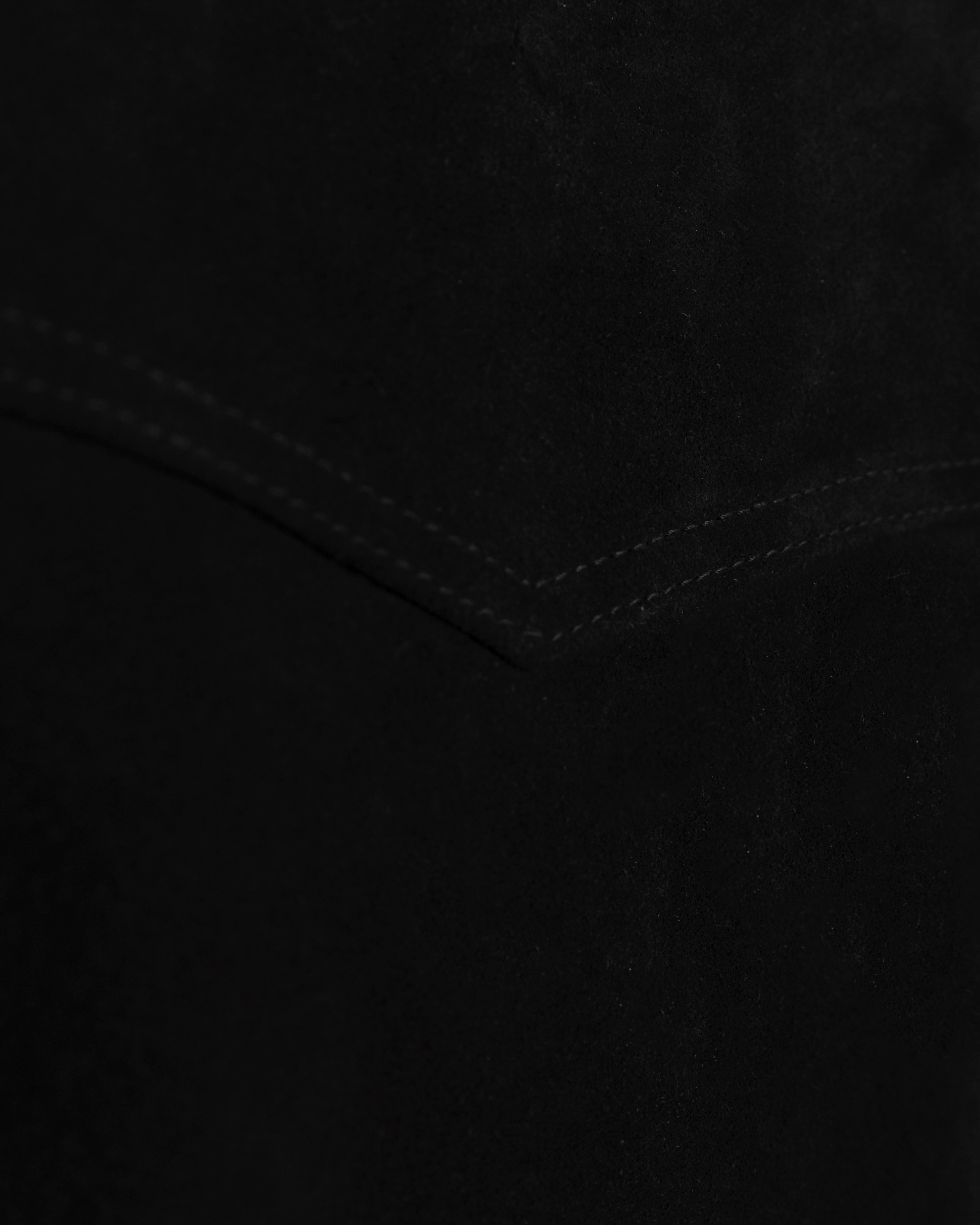 Vandal Suede Overshirt Black