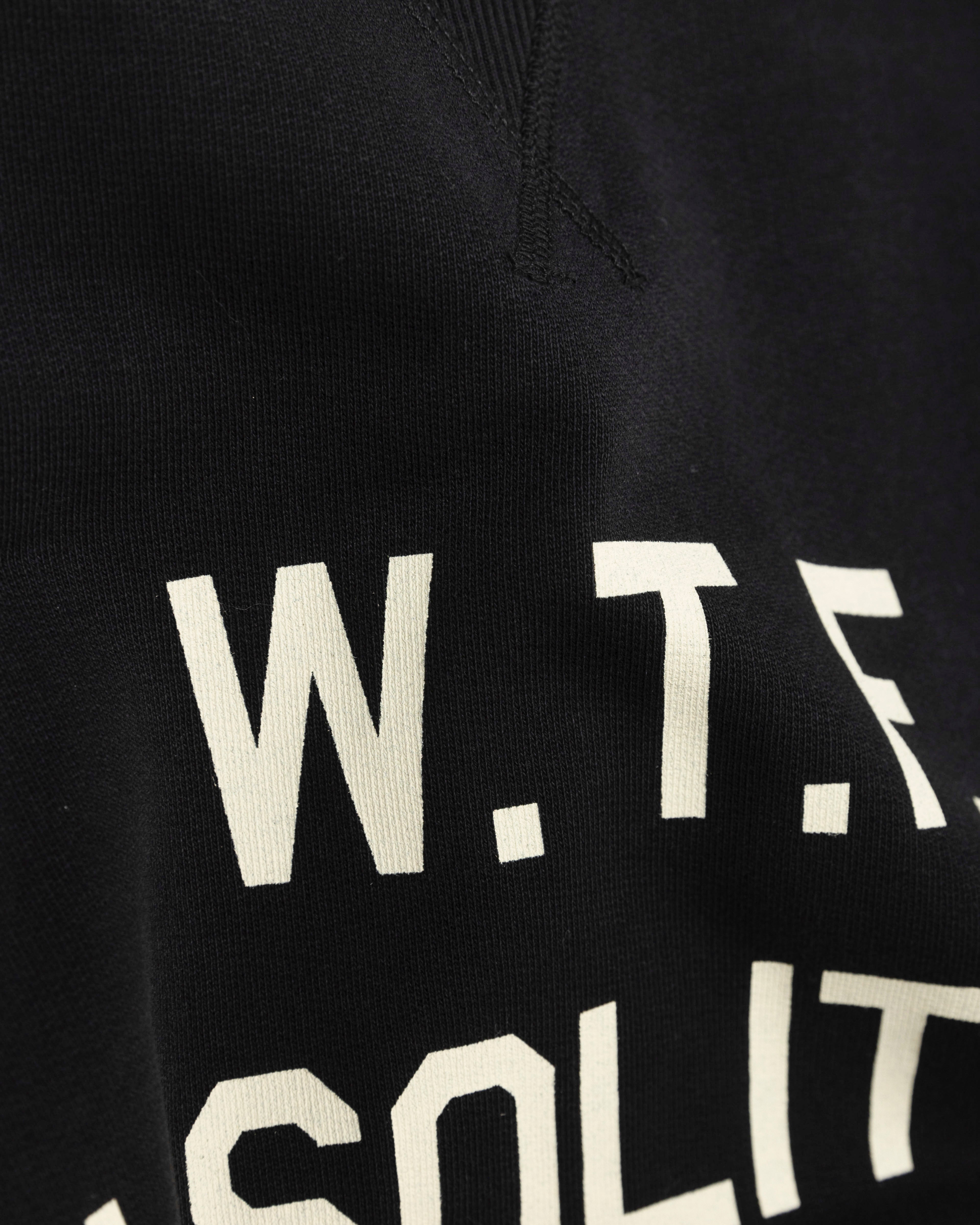 WTF Sweatshirt Black/Ecru