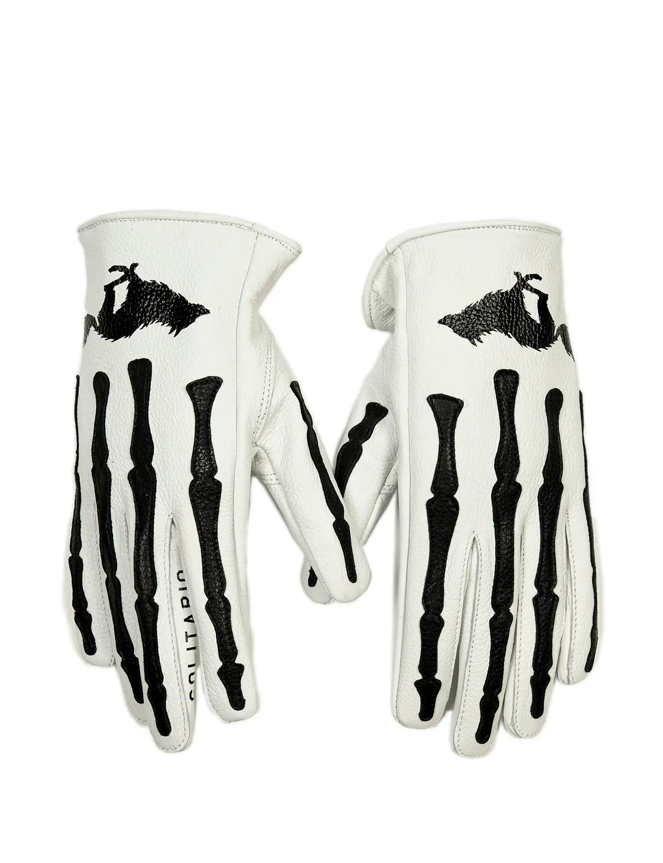 Bones Deerskin Gloves W/B