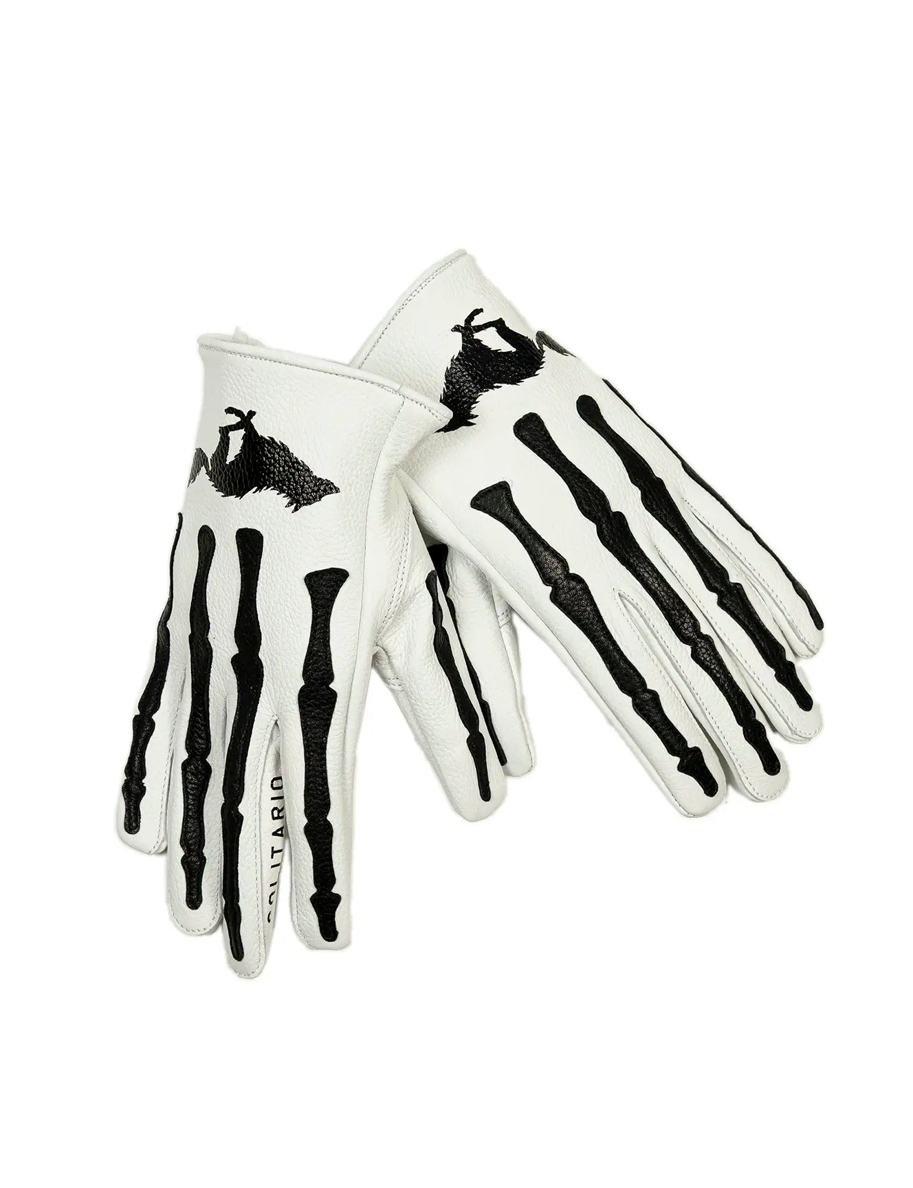 Bones Deerskin Gloves W/B