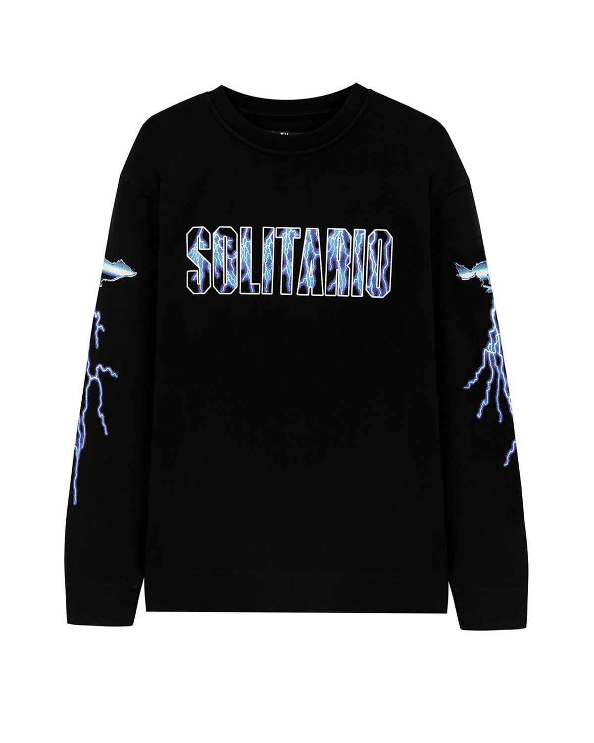Solitario Thunder Double Knit Jersey Black
