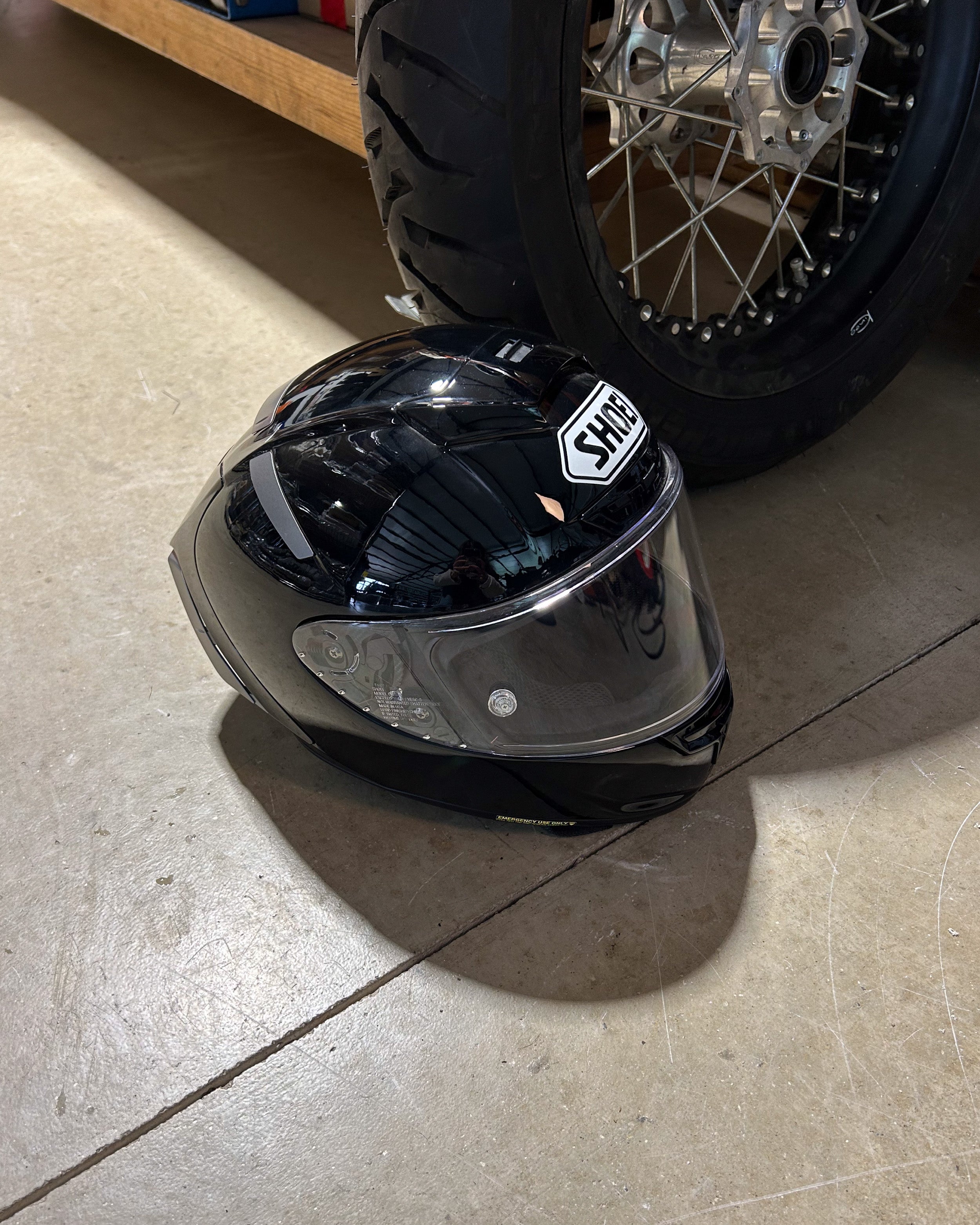 N.O.S. Shoei X-SPR Pro Helmet Gloss Black size S