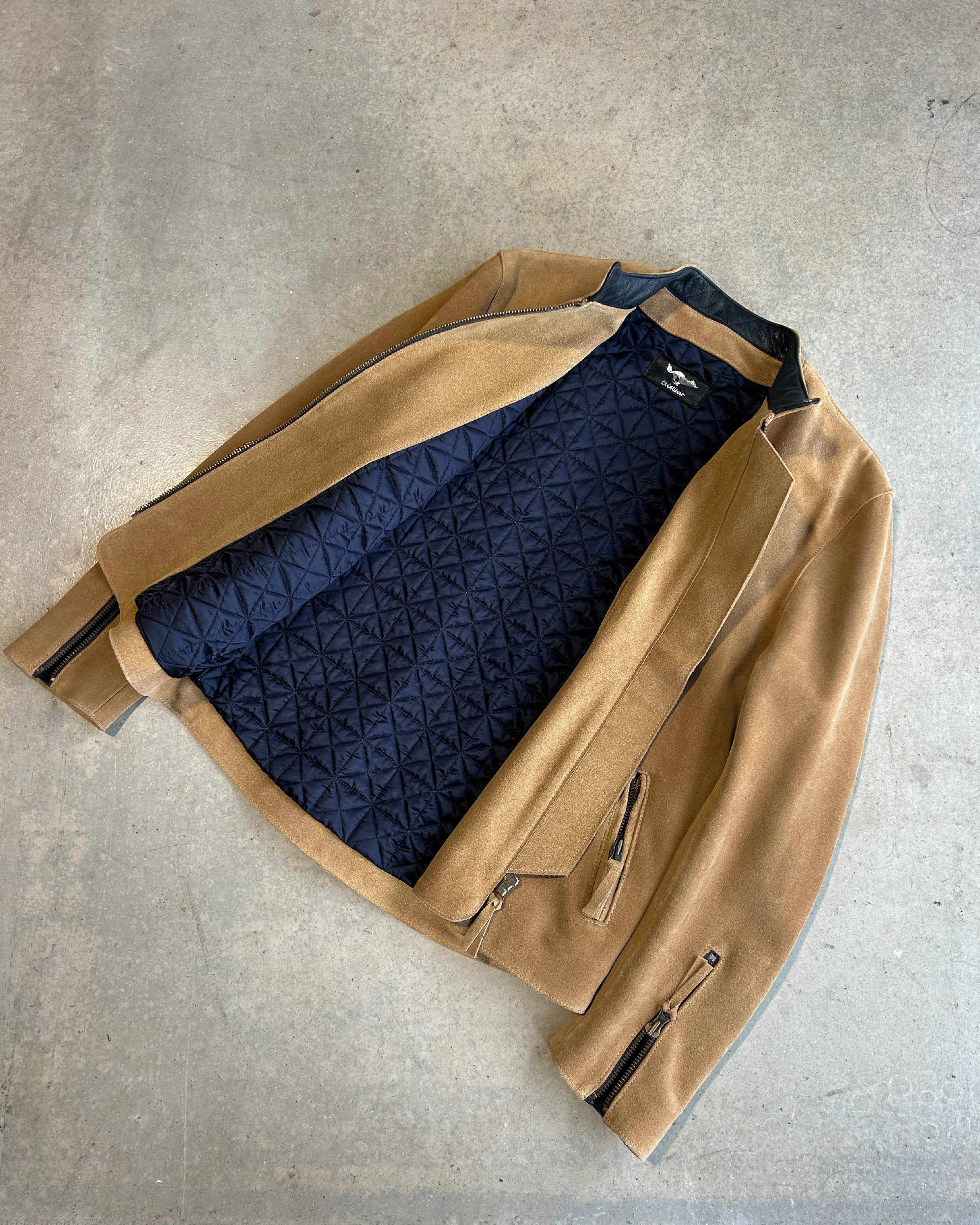 Kraken Suede Jacket Beige