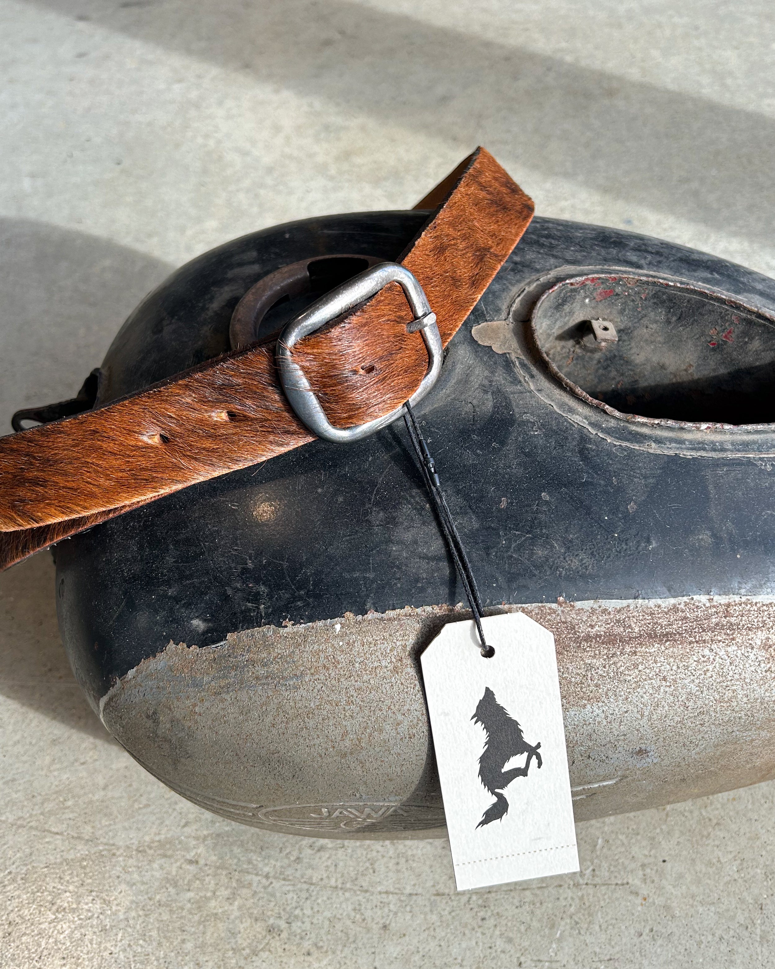 Solitario Pony Hair Belt