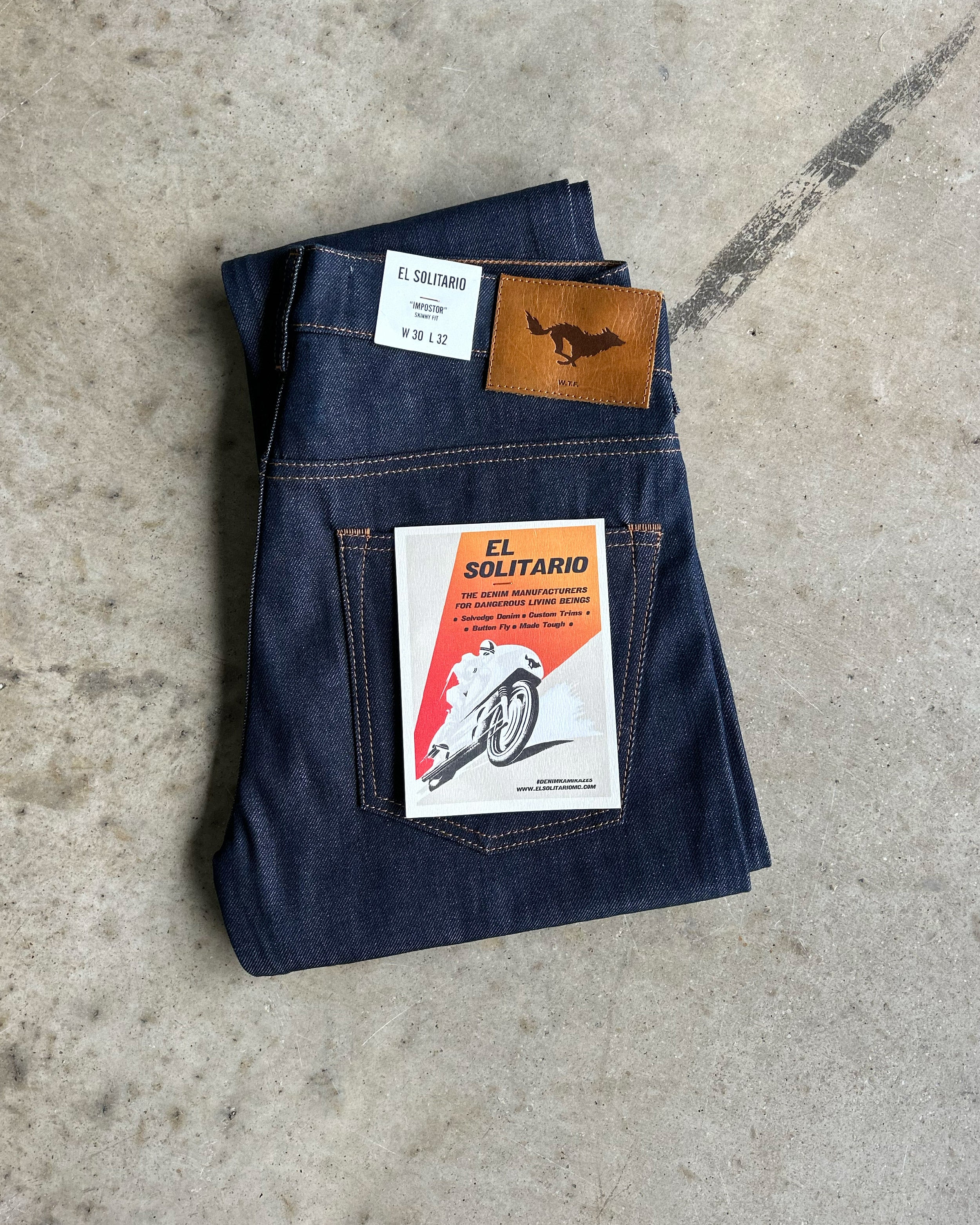 Impostor Skinny Raw selvedge Denim Indigo