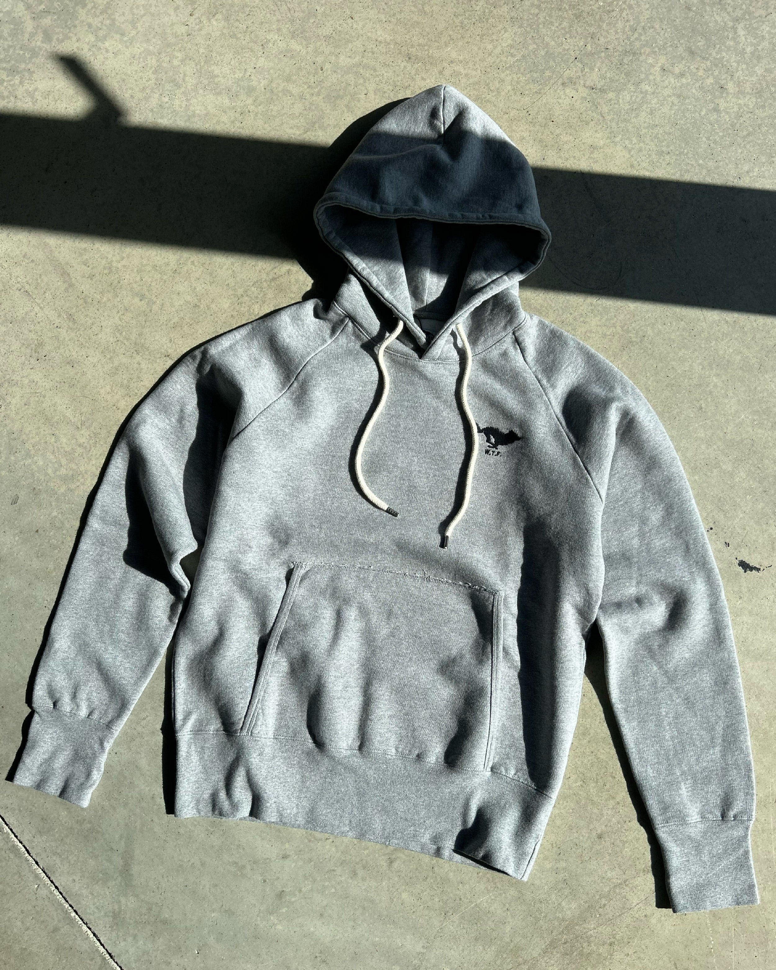 N.O.S. Balboa Embroidered Grey Hoodie