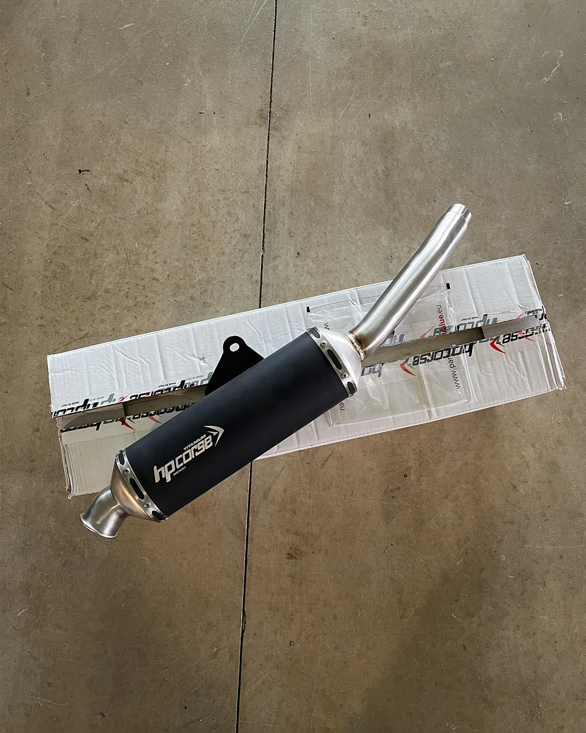 N.O.S. HPcourse SP-1 Titanium Black Exhaust Muffler for Tenere 700