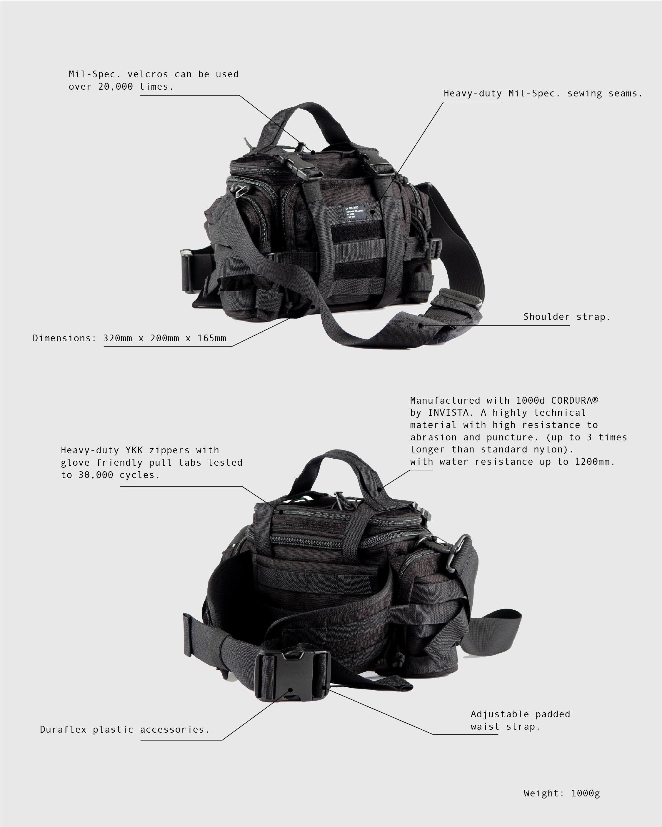 E.S. Tactical Forest Magic Waist Bag