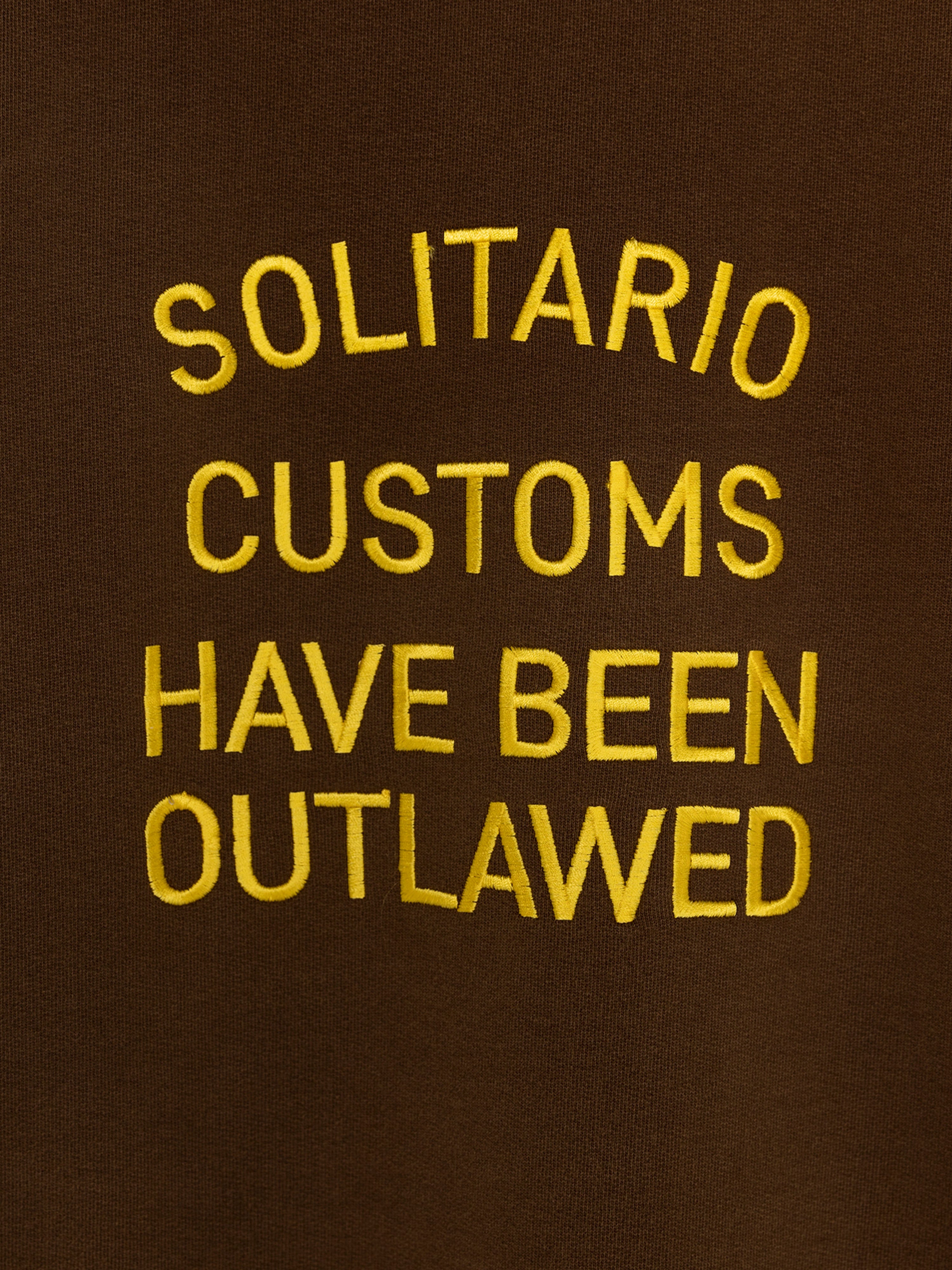 Solitario Customs Brown Sweatshirt