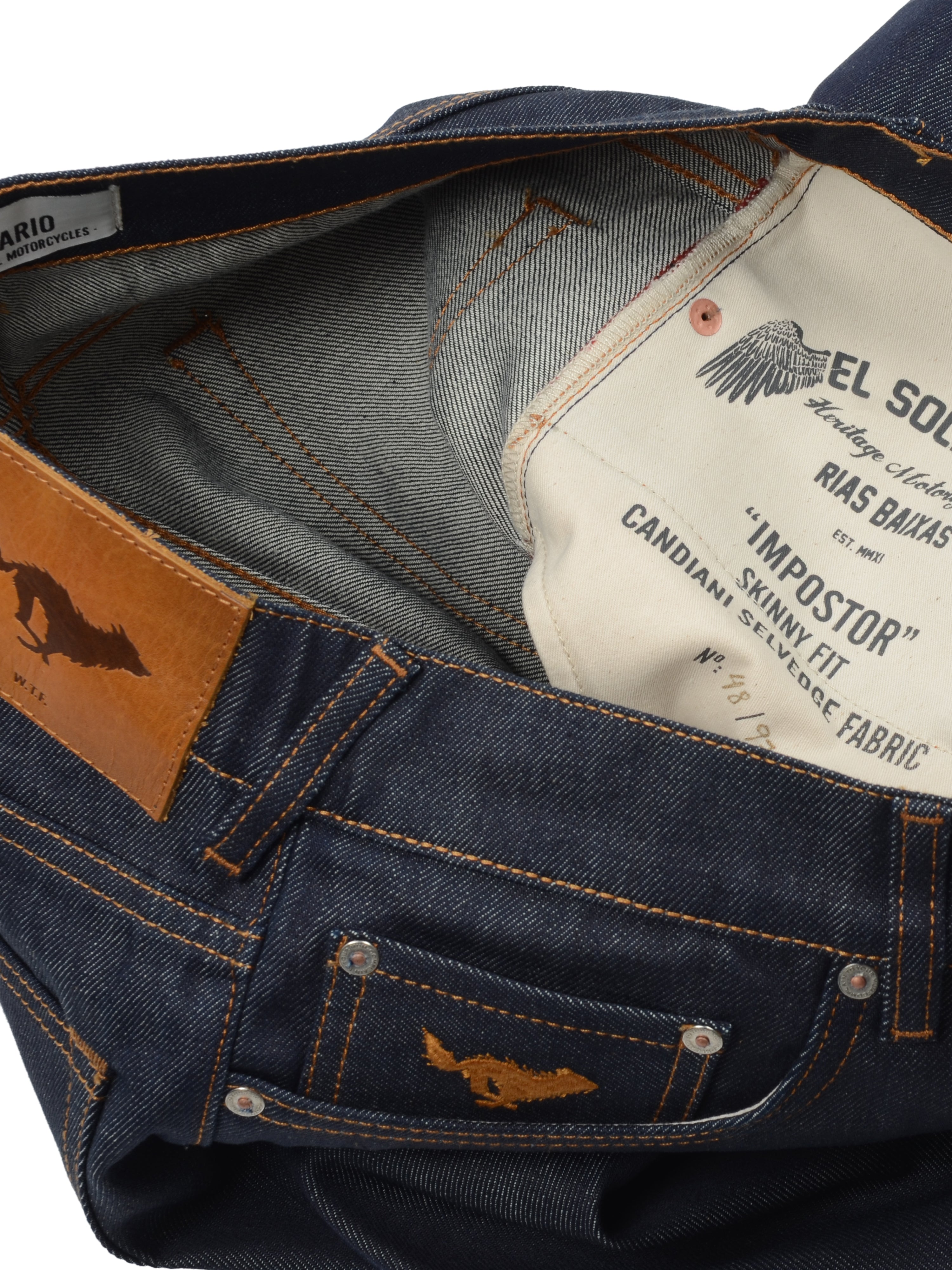 El Solitario Impostor Skinny Raw selvedge Denim Indigo