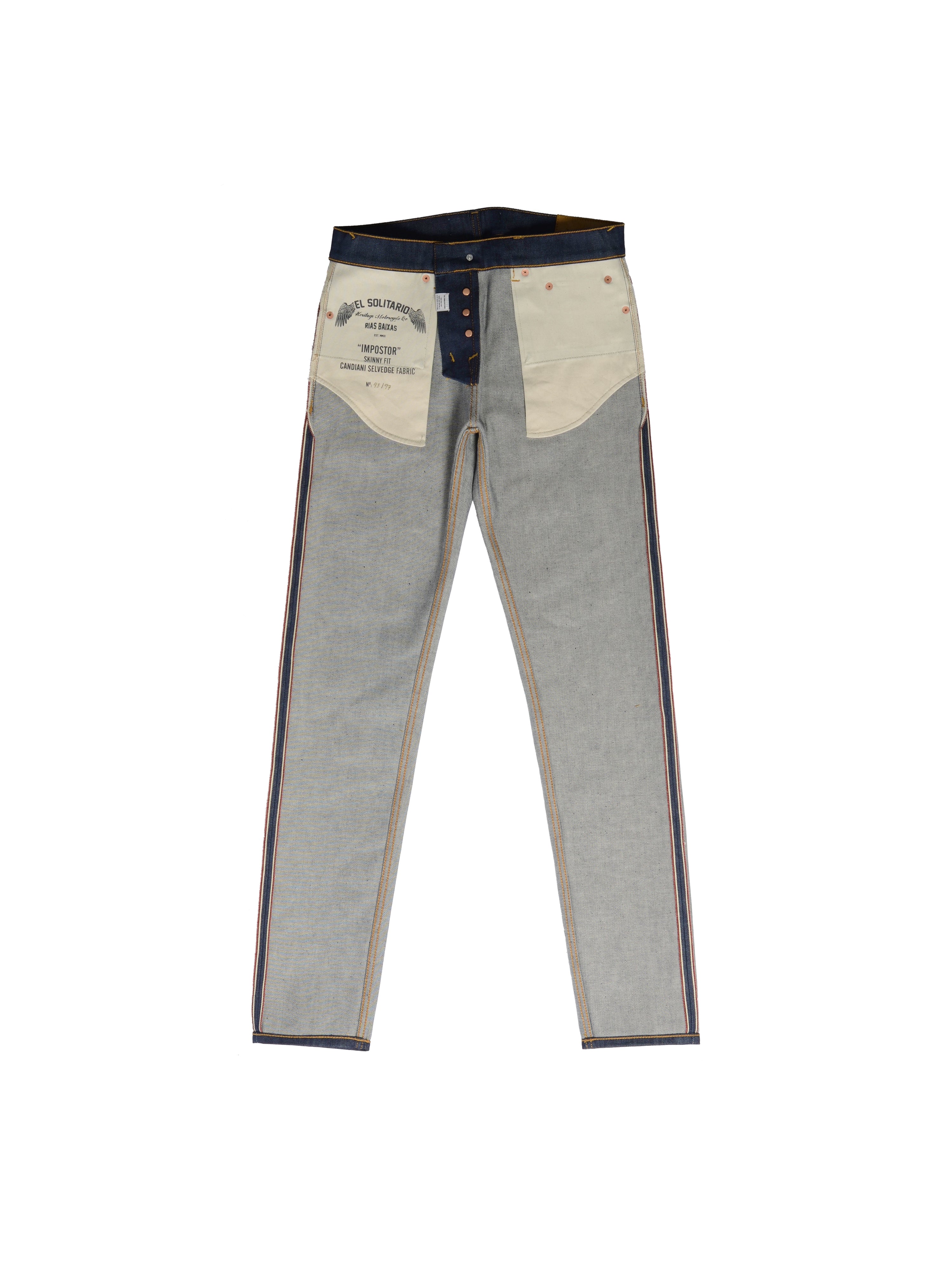 El Solitario Impostor Skinny Raw selvedge Denim Indigo