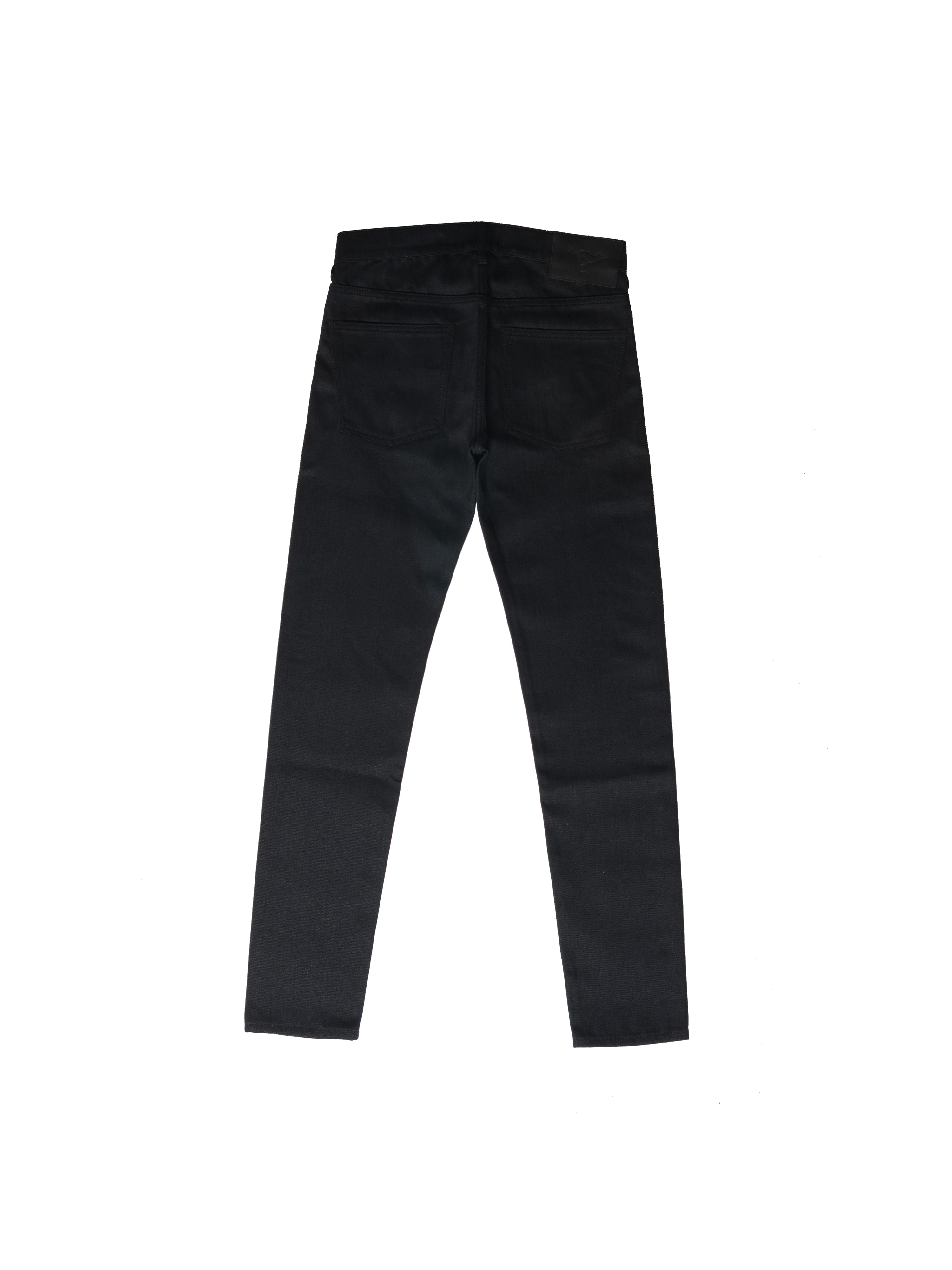 El Solitario Impostor Skinny raw selvedge Denim Black