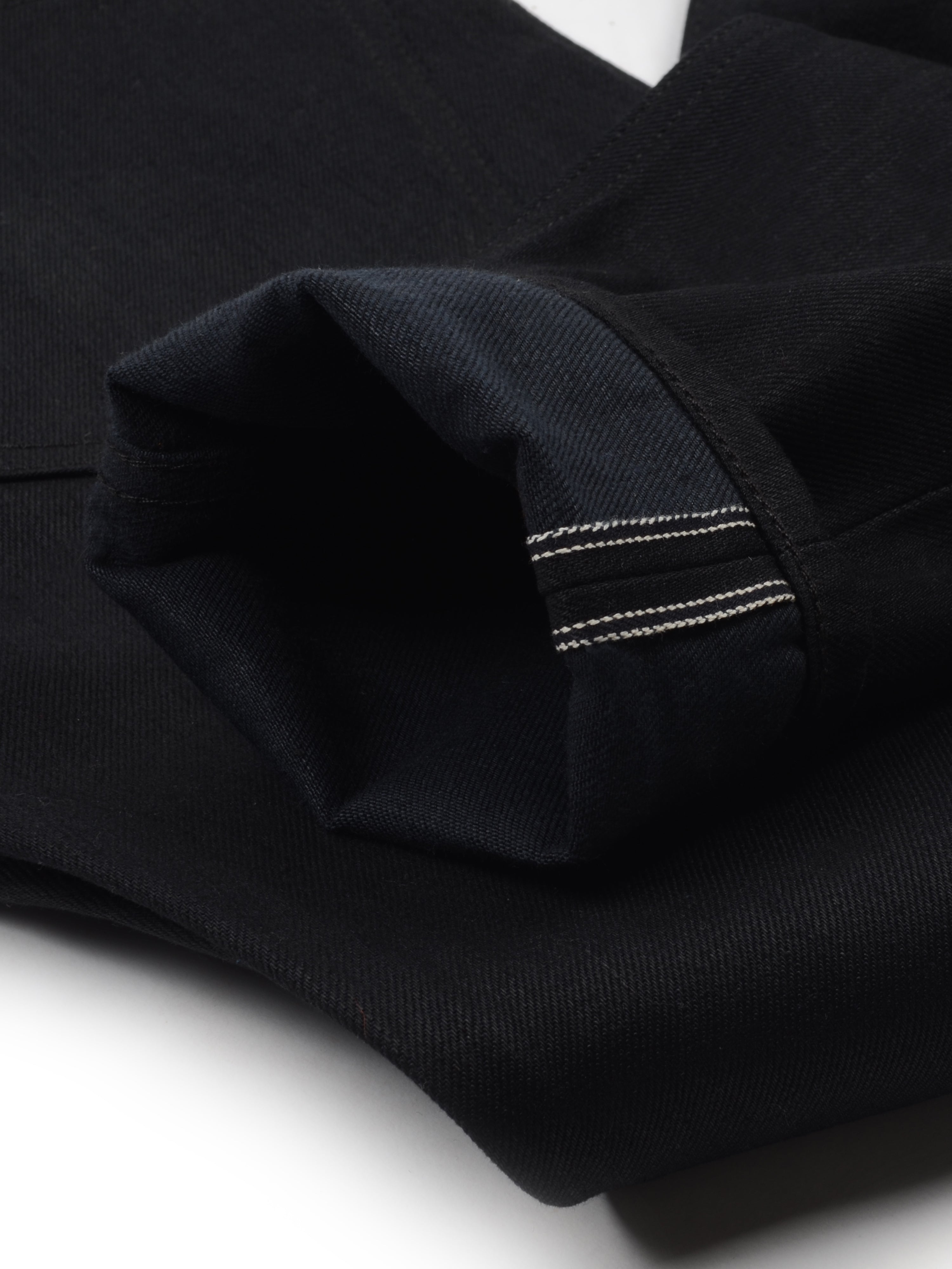 El Solitario Impostor Skinny raw selvedge Denim Black