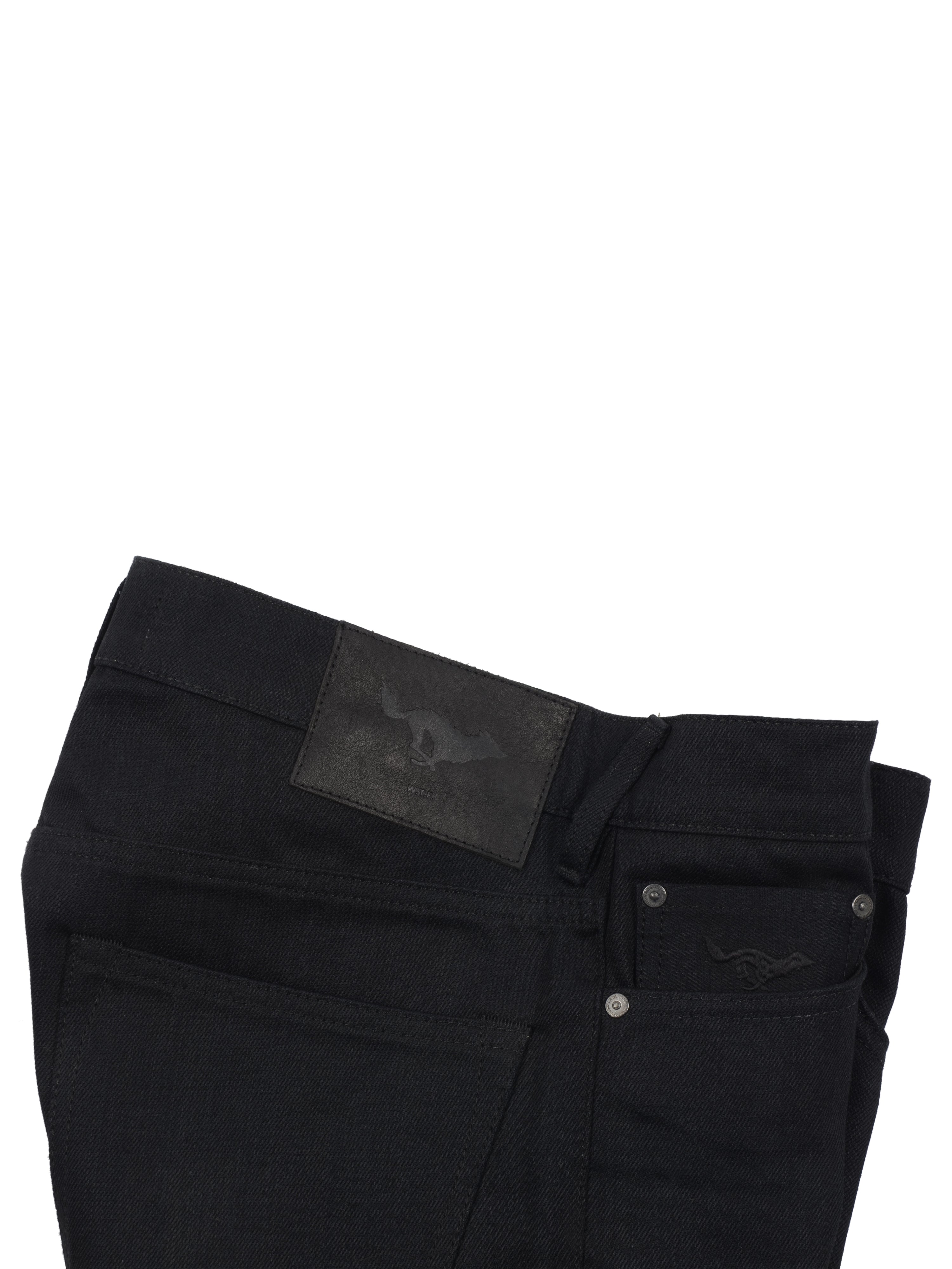 El Solitario Impostor Skinny raw selvedge Denim Black