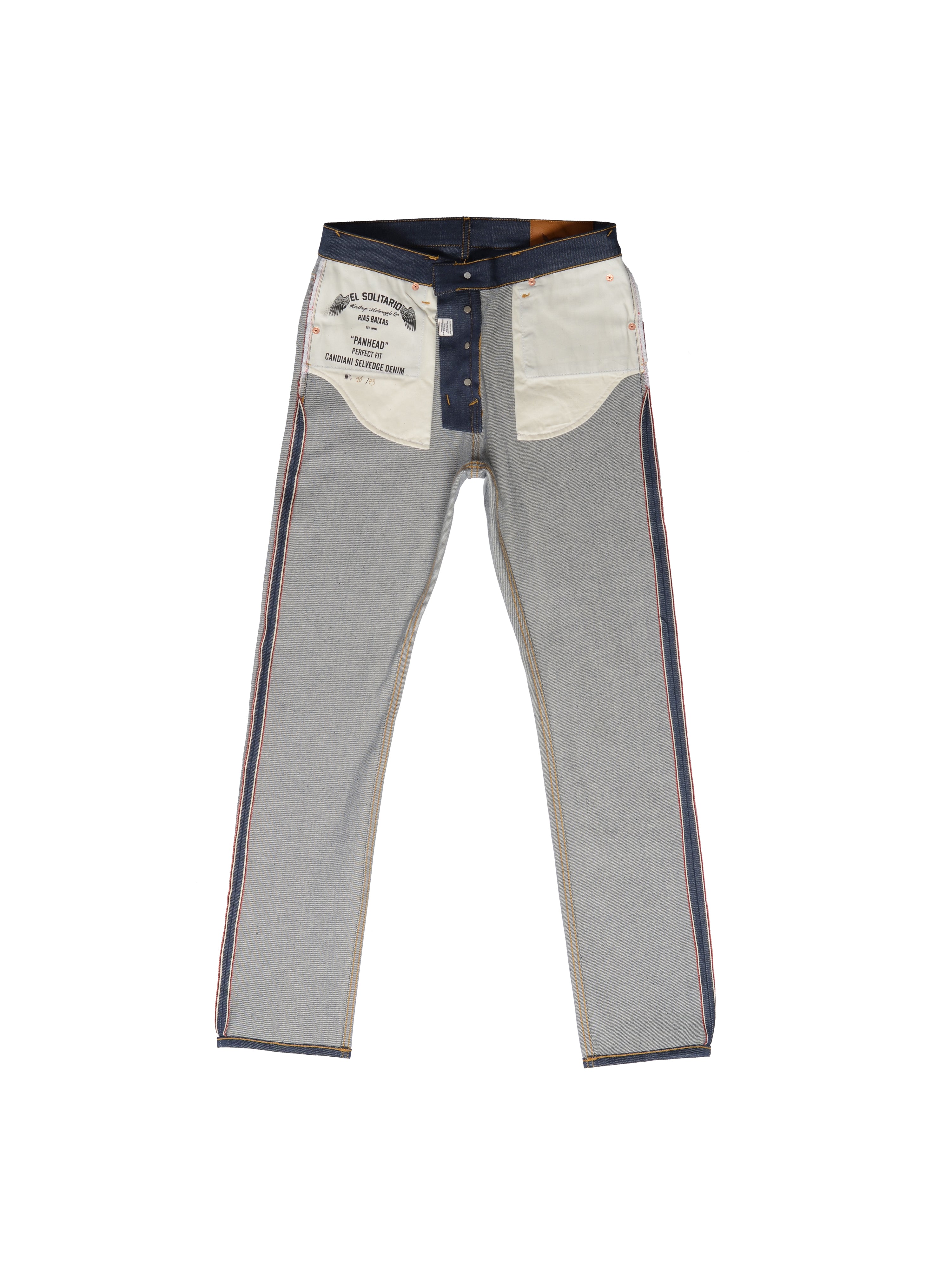 El Solitario Panhead regular raw selvedge Denim Indigo