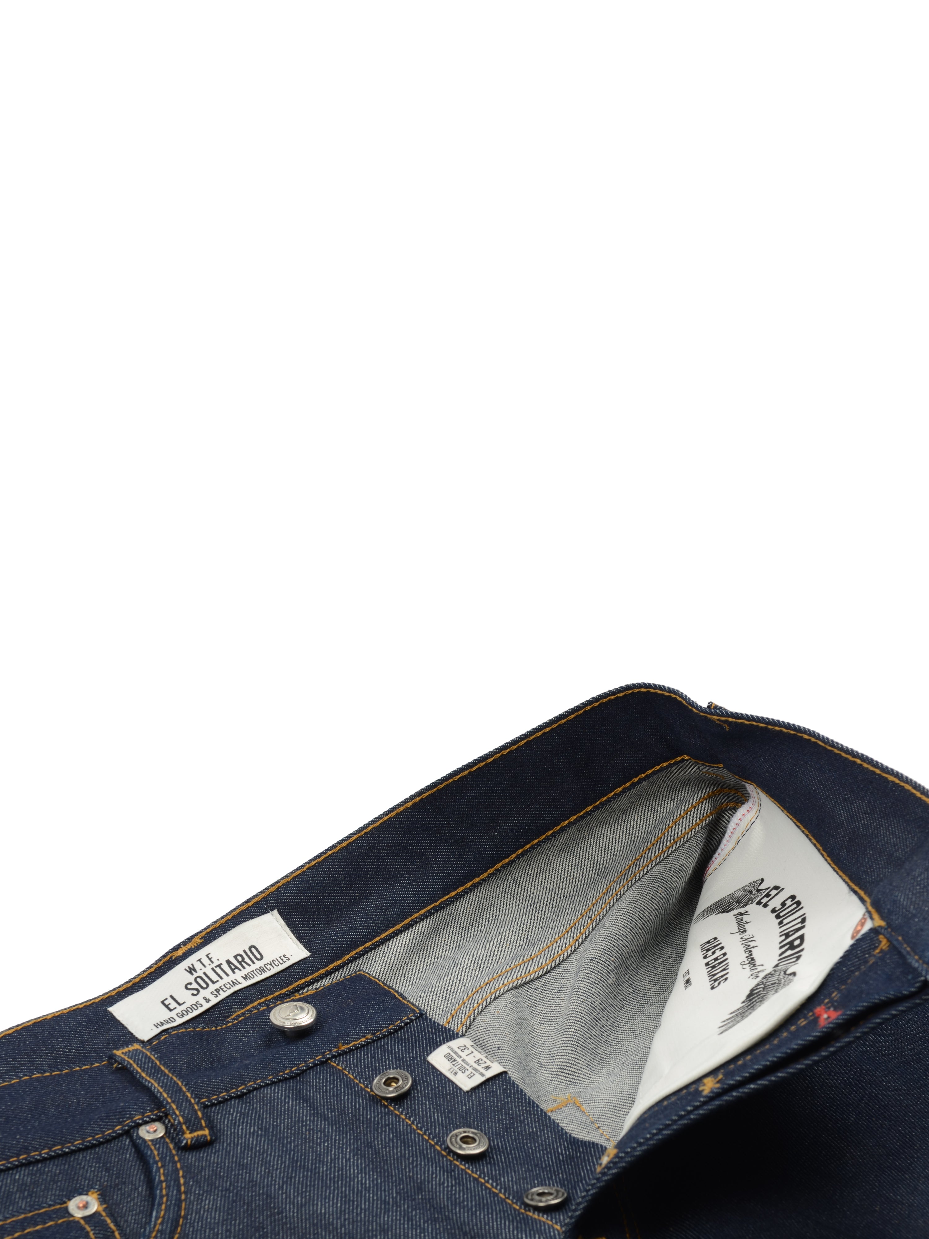 El Solitario ES-1 Tappered Raw Selvedge Denim Indigo