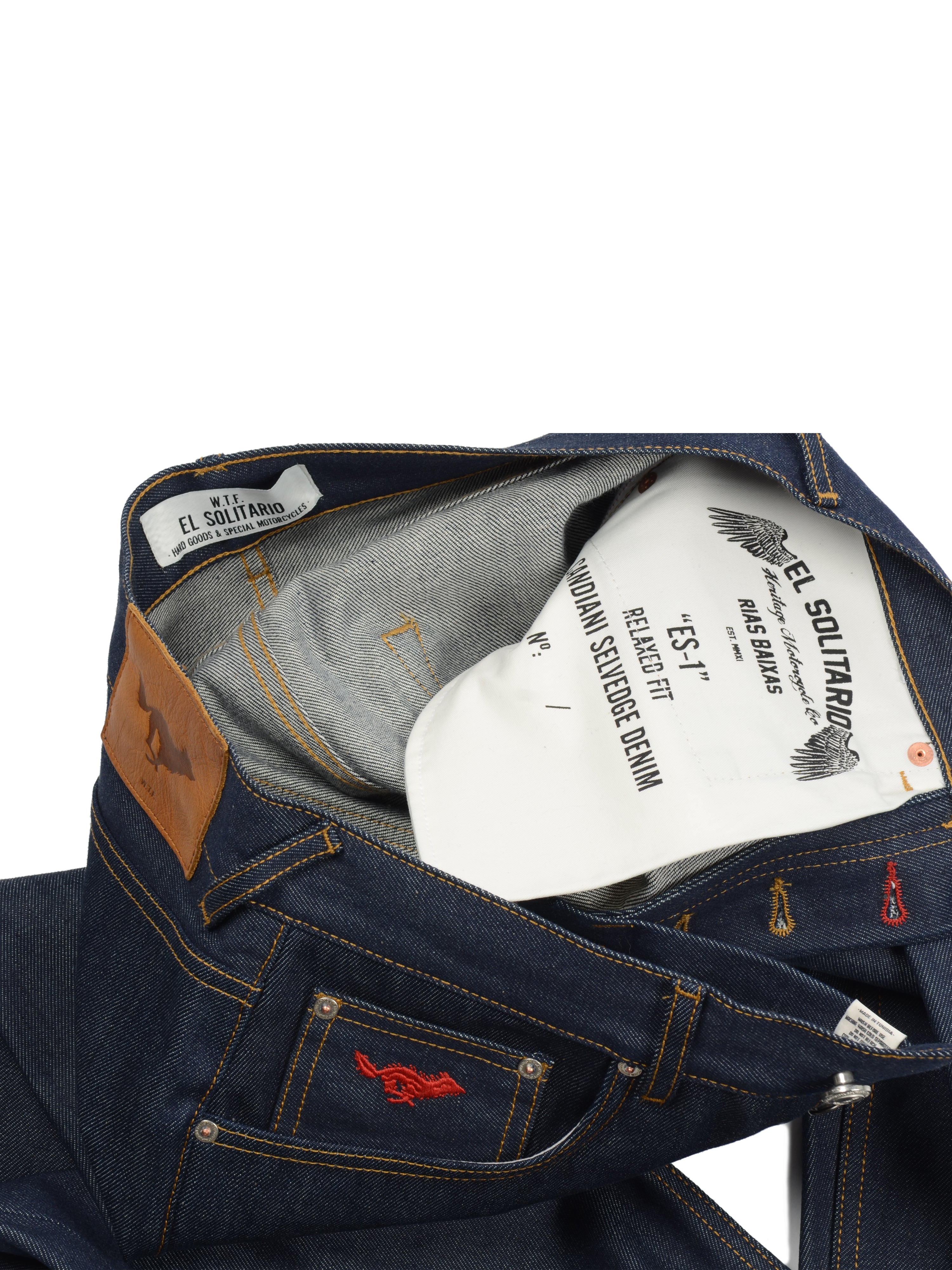 El Solitario ES-1 Tappered Raw Selvedge Denim Indigo
