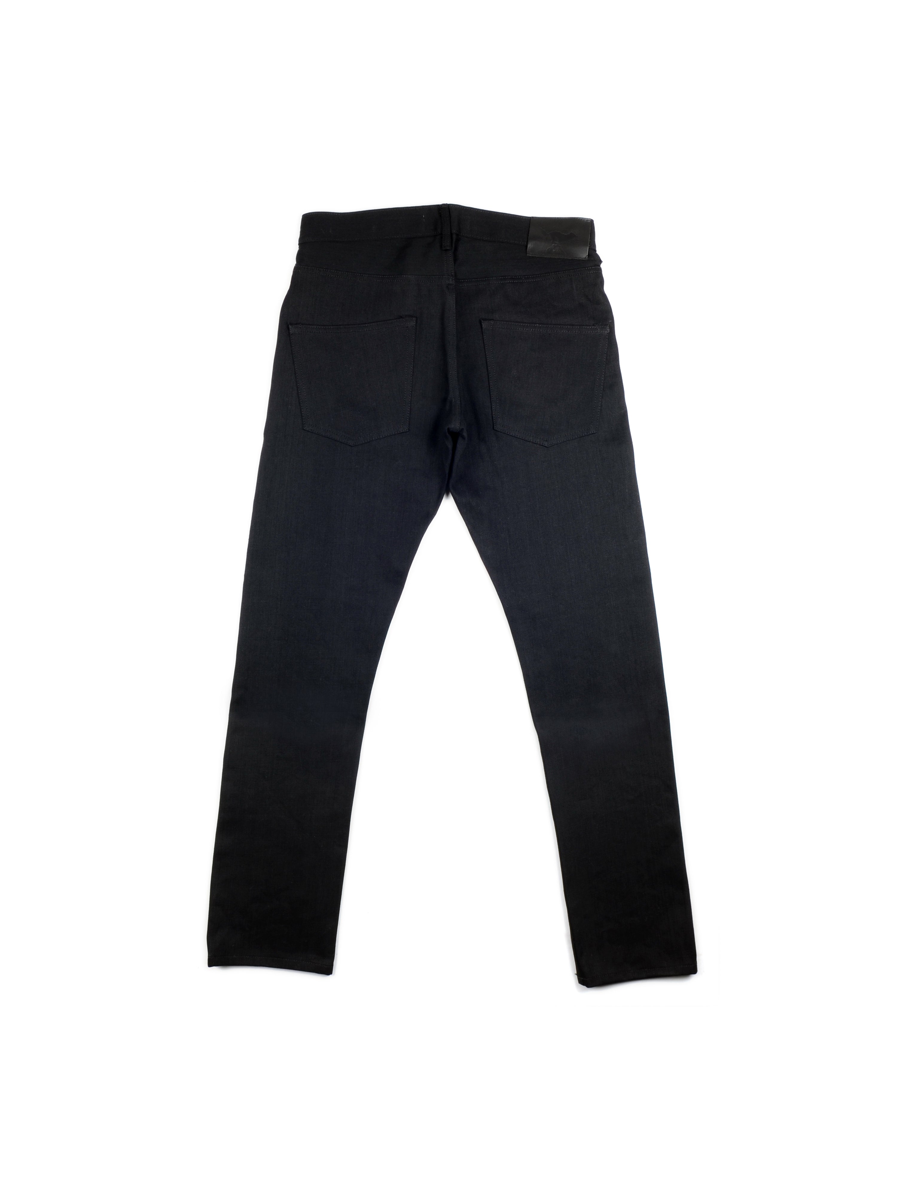El Solitario ES-1 Tappered Raw Selvedge Denim Black