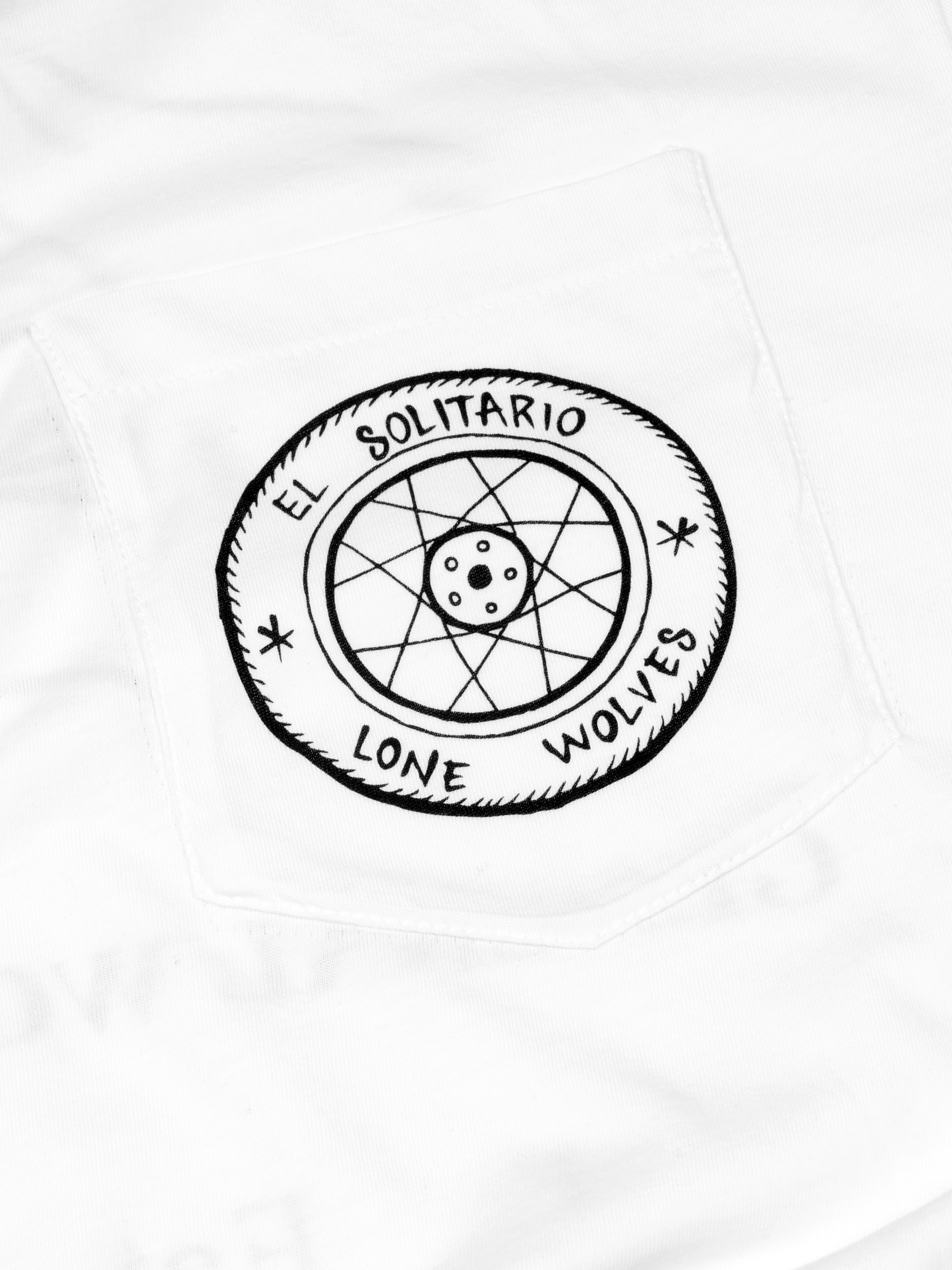 El Solitario Wolf Rules T-Shirt. Zoom Front