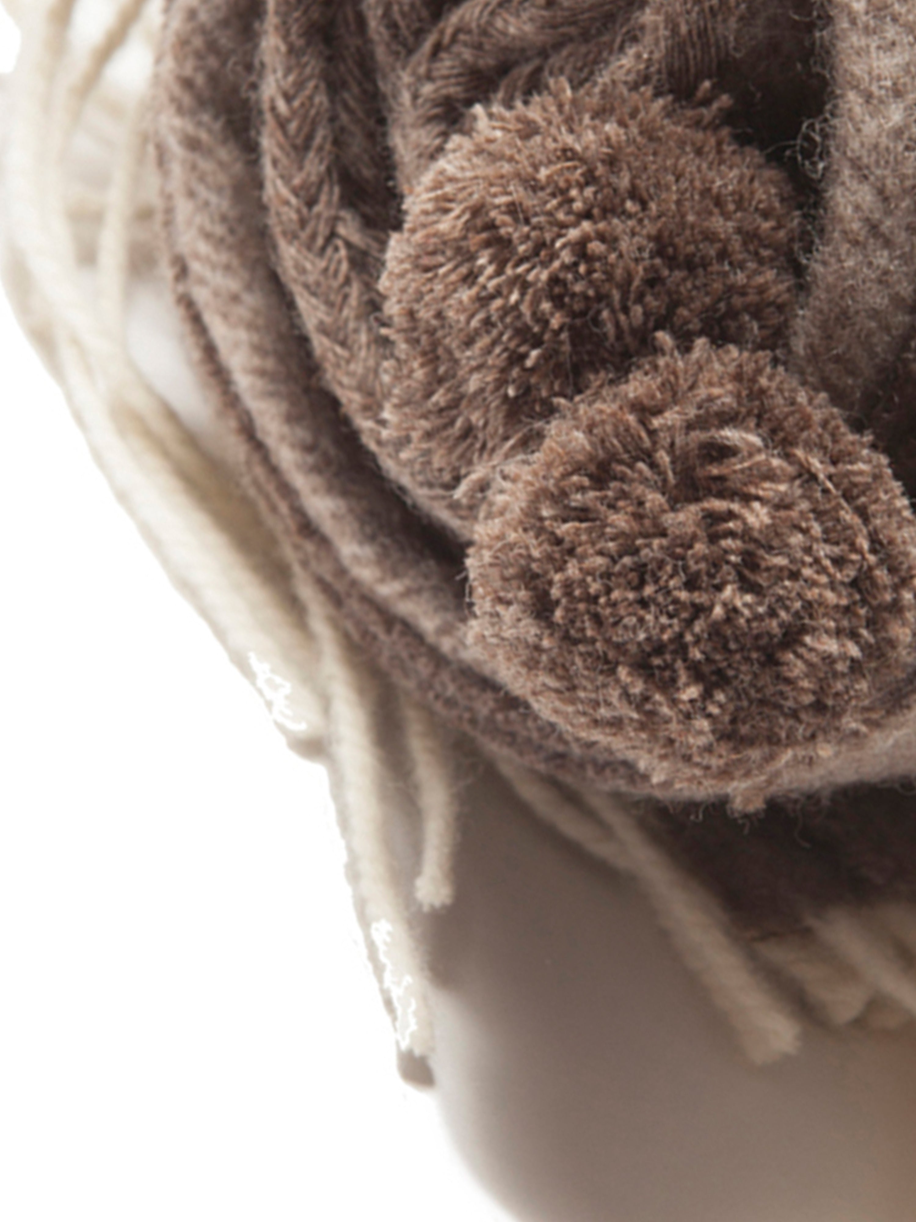 El Solitario Short Poncho Beige