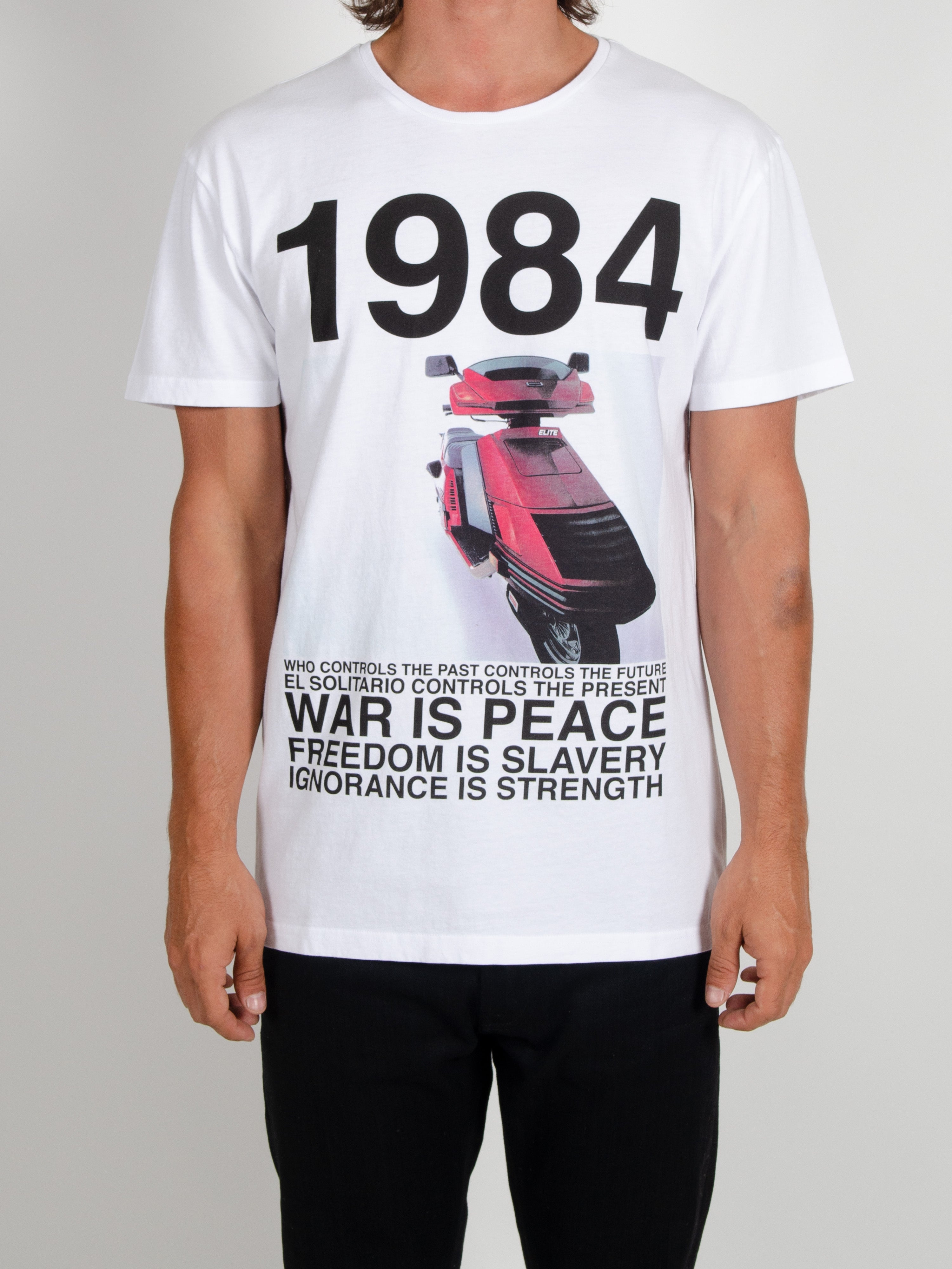 El Solitario 1984. 100% Cotton T-Shirt. Front
