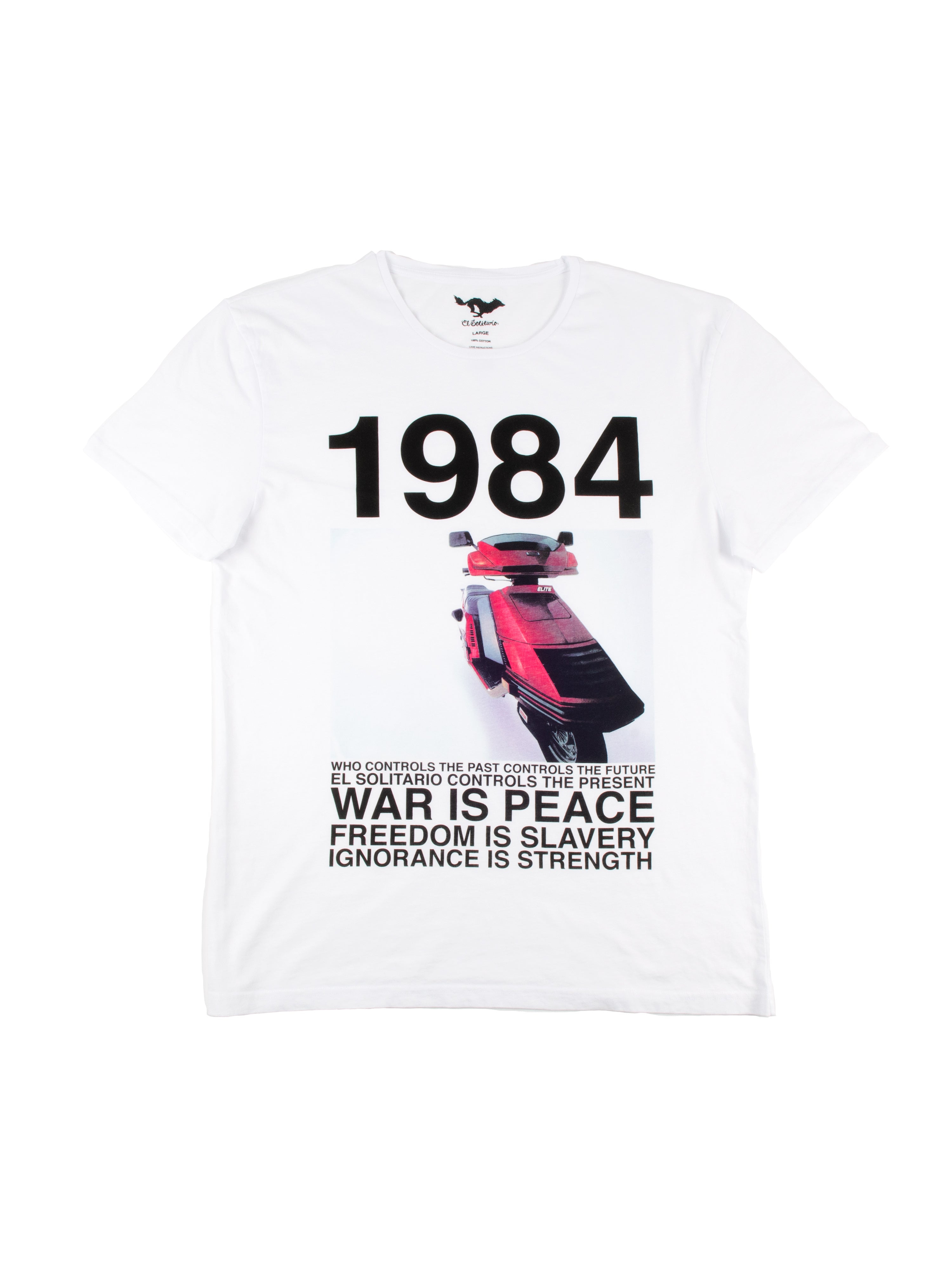 El Solitario 1984. 100% Cotton T-Shirt. Front