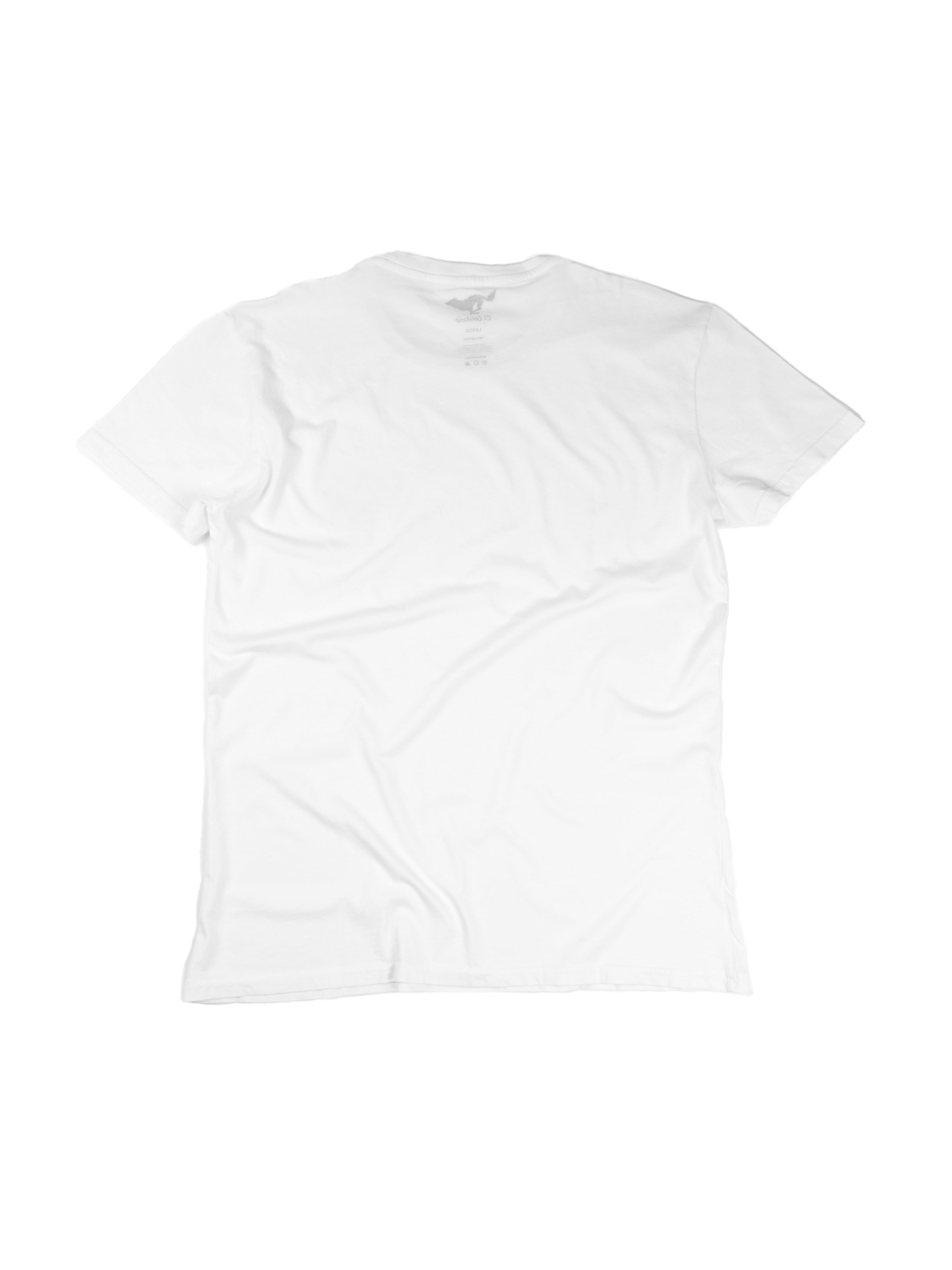 El Solitario Pain White T-Shirts. Back