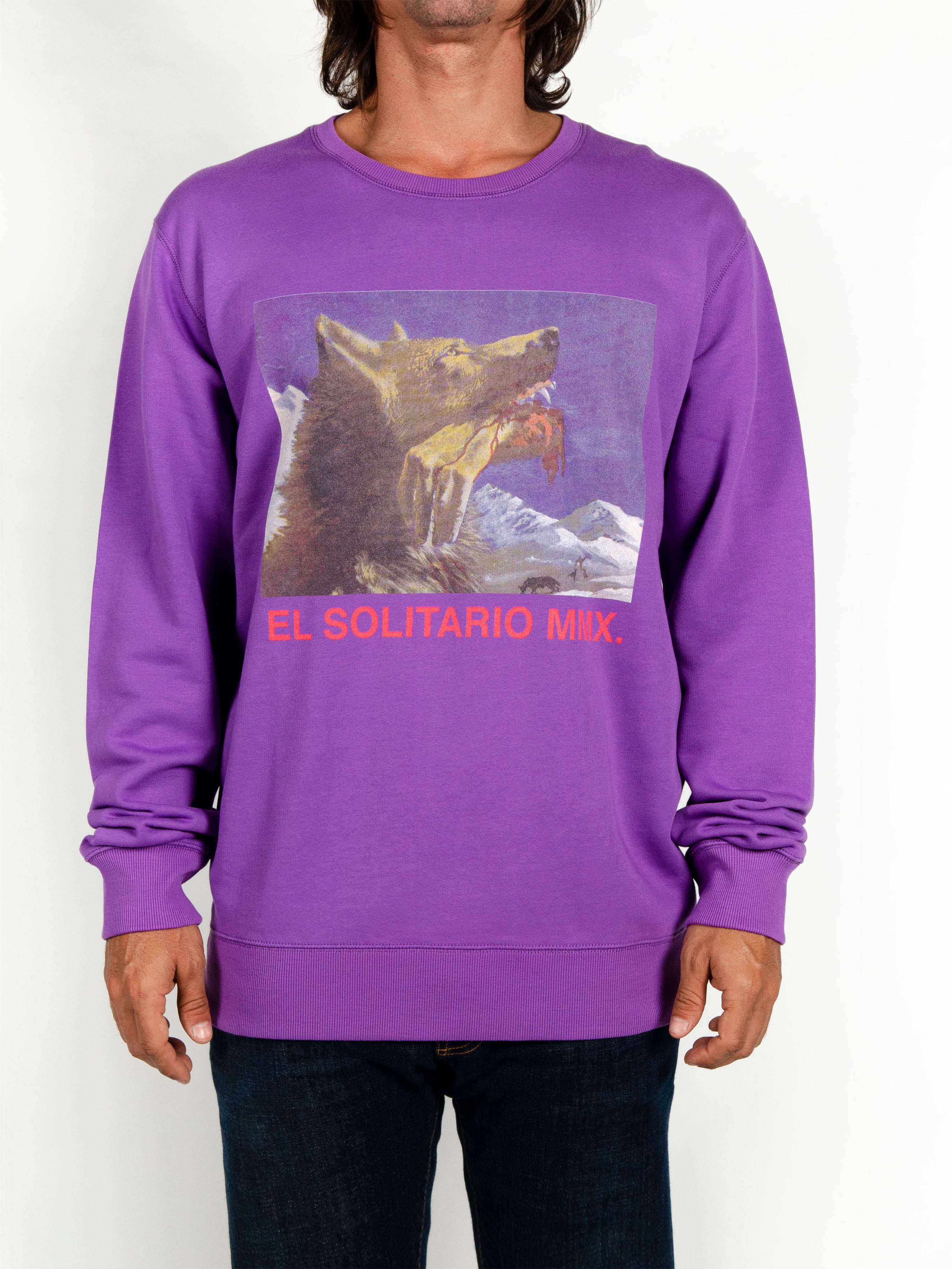 El Solitario MMX Sweatshirt. Front Model