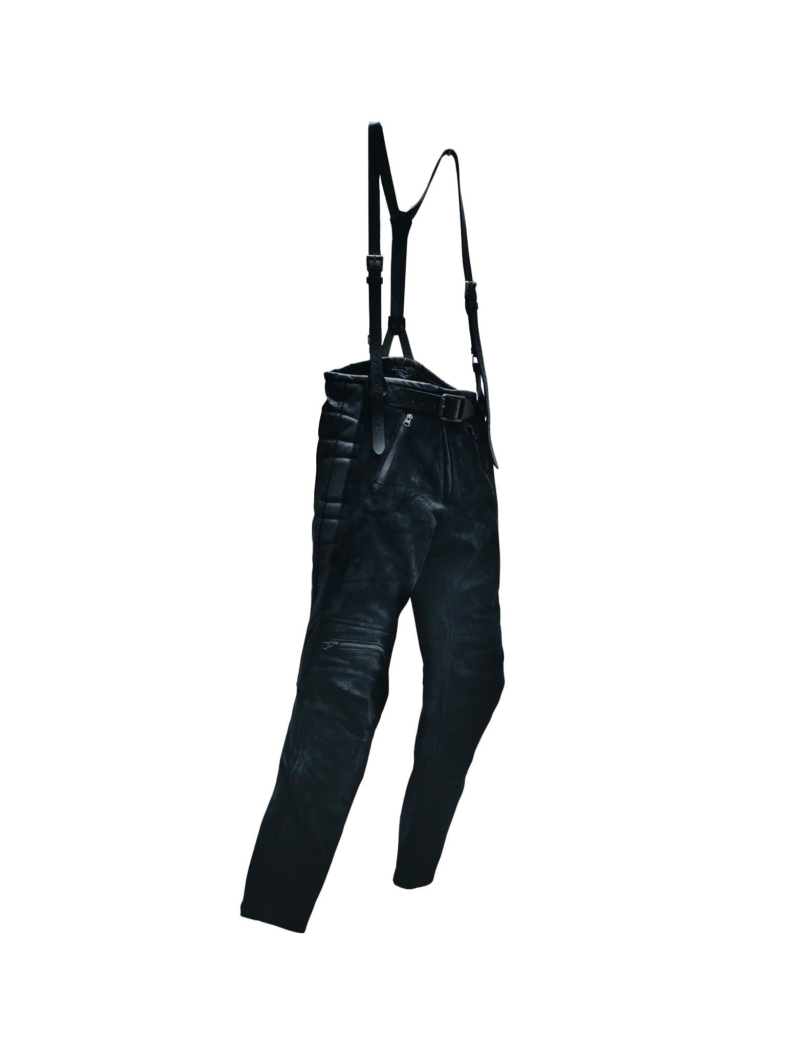 Rascal Leather Motorcycle Pants Black