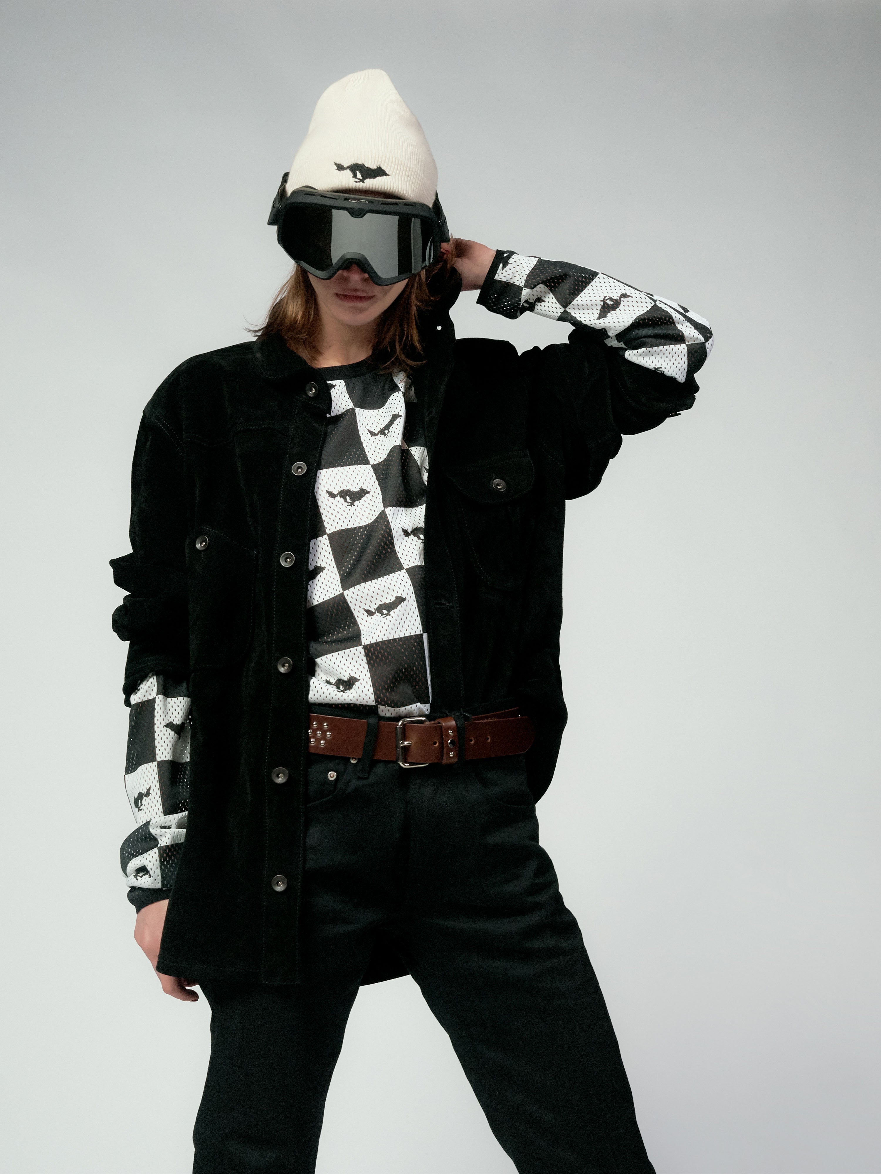 Vandal Suede Overshirt Black