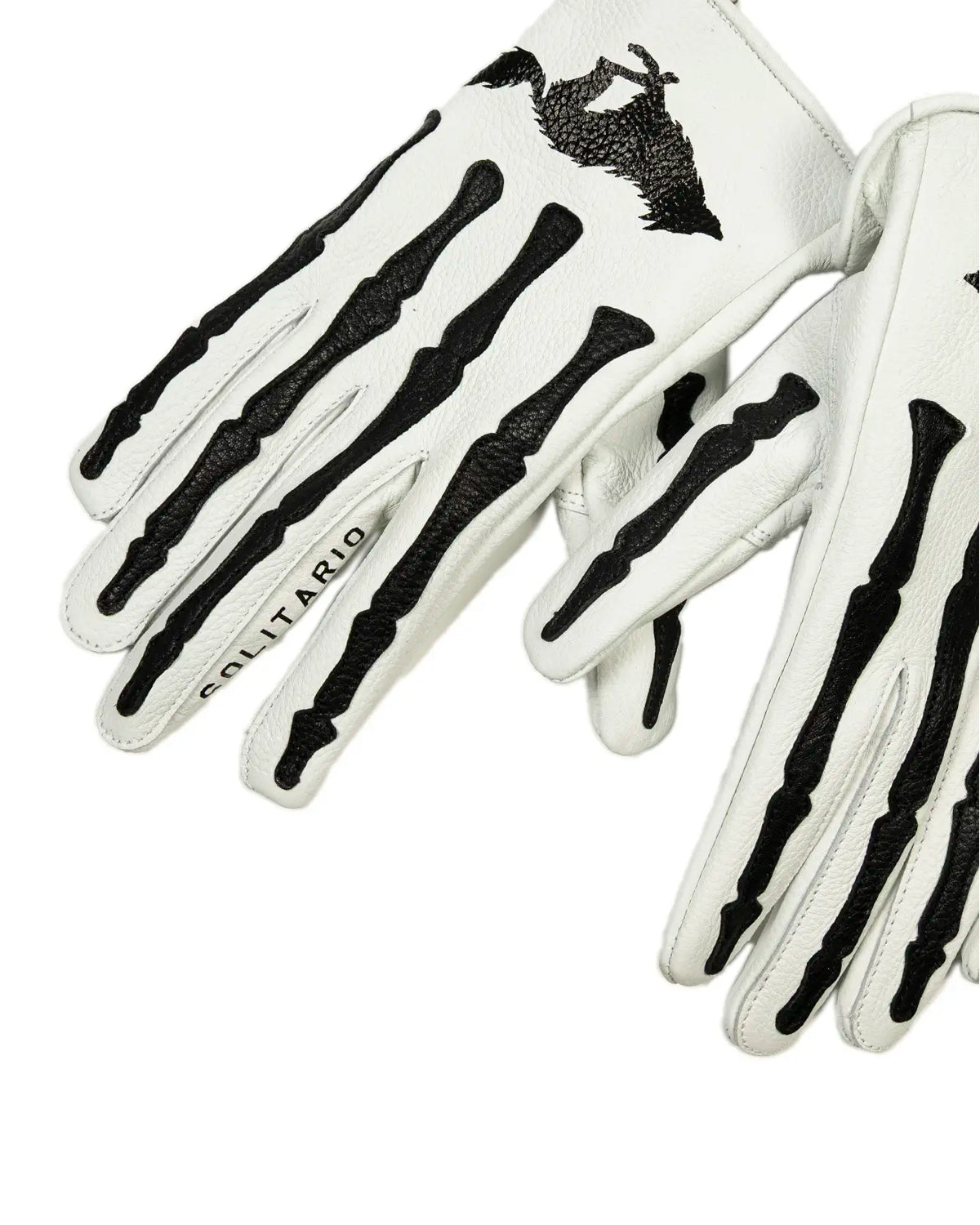 Bones Deerskin Gloves W/B